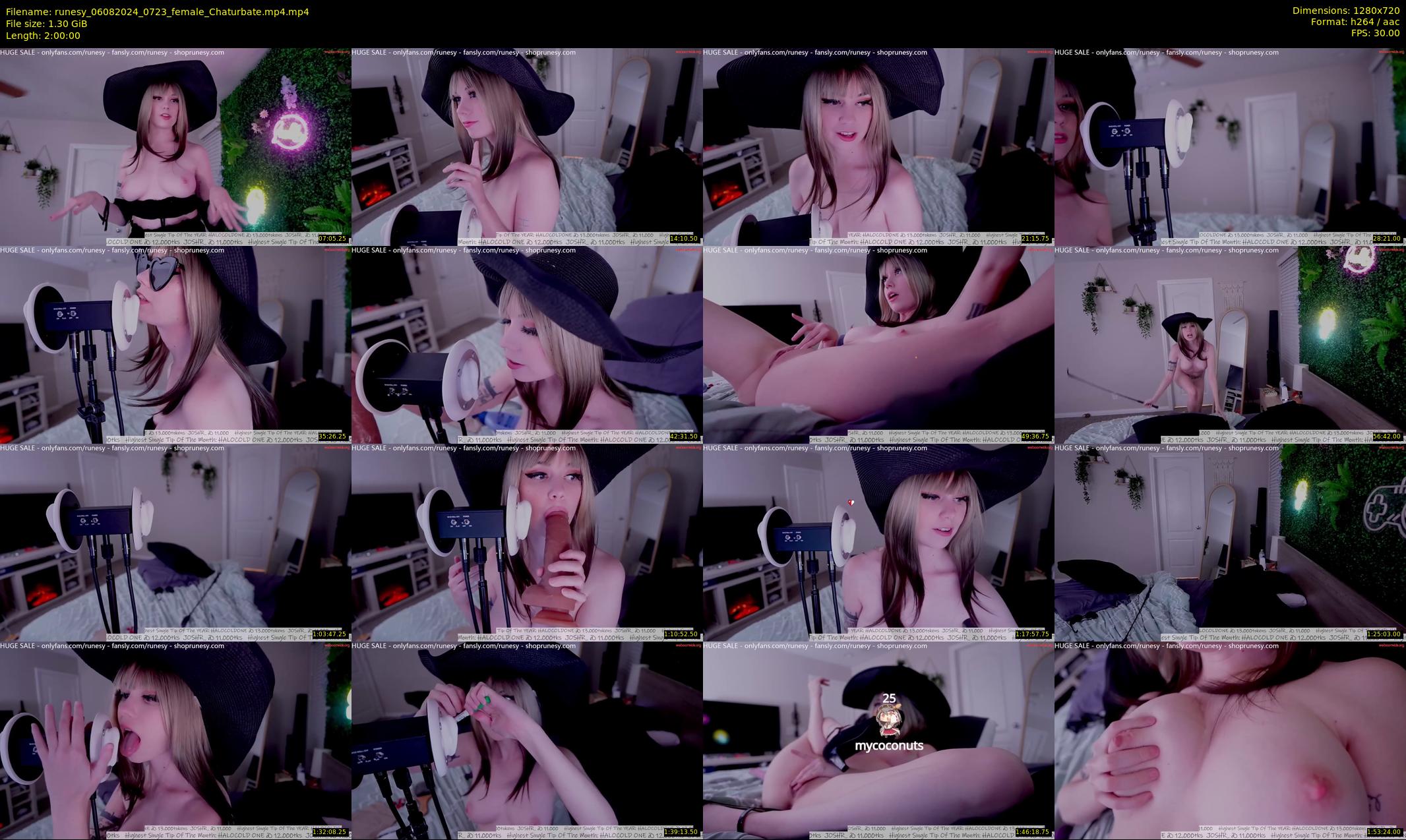 runesy — 120 minute Chaturbate female cam show recording, 720p, Aug 6, 2024