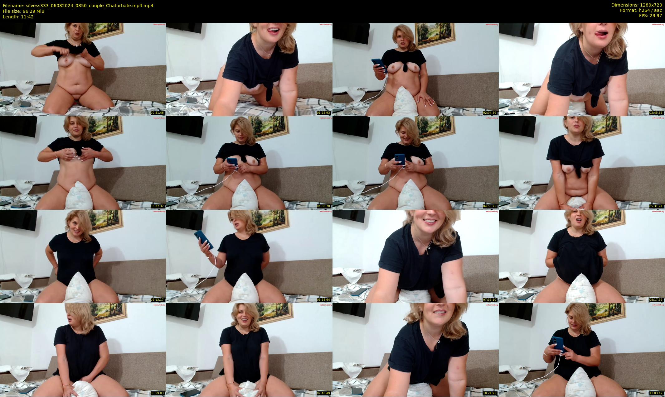 silvess333 — 12 minute Chaturbate female cam show recording, 720p, Aug 6, 2024