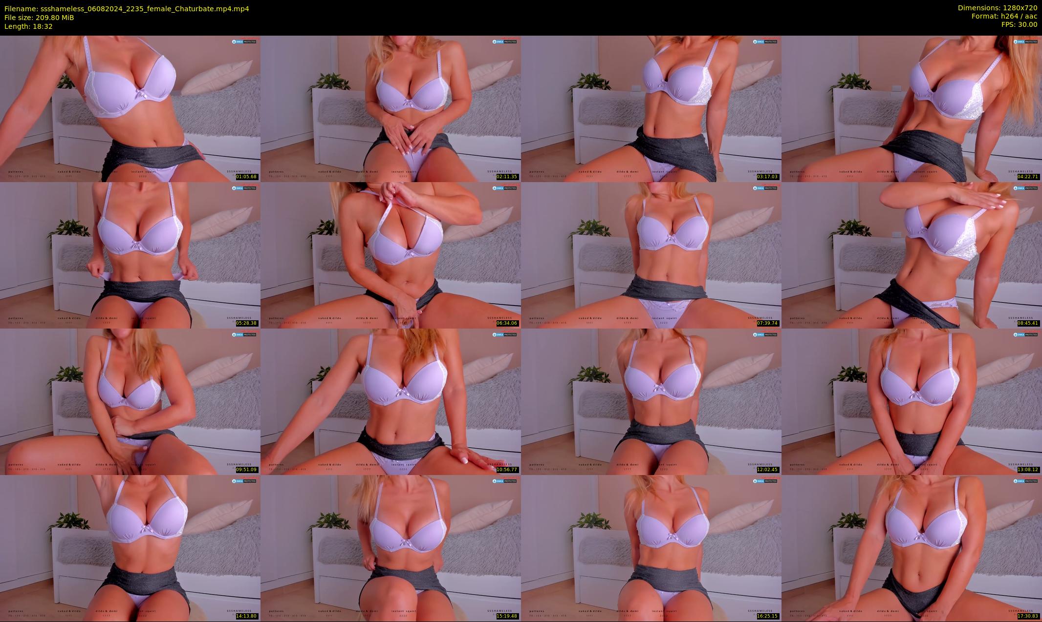 ssshameless — 19 minute Chaturbate female cam show recording, 720p, Aug 6, 2024