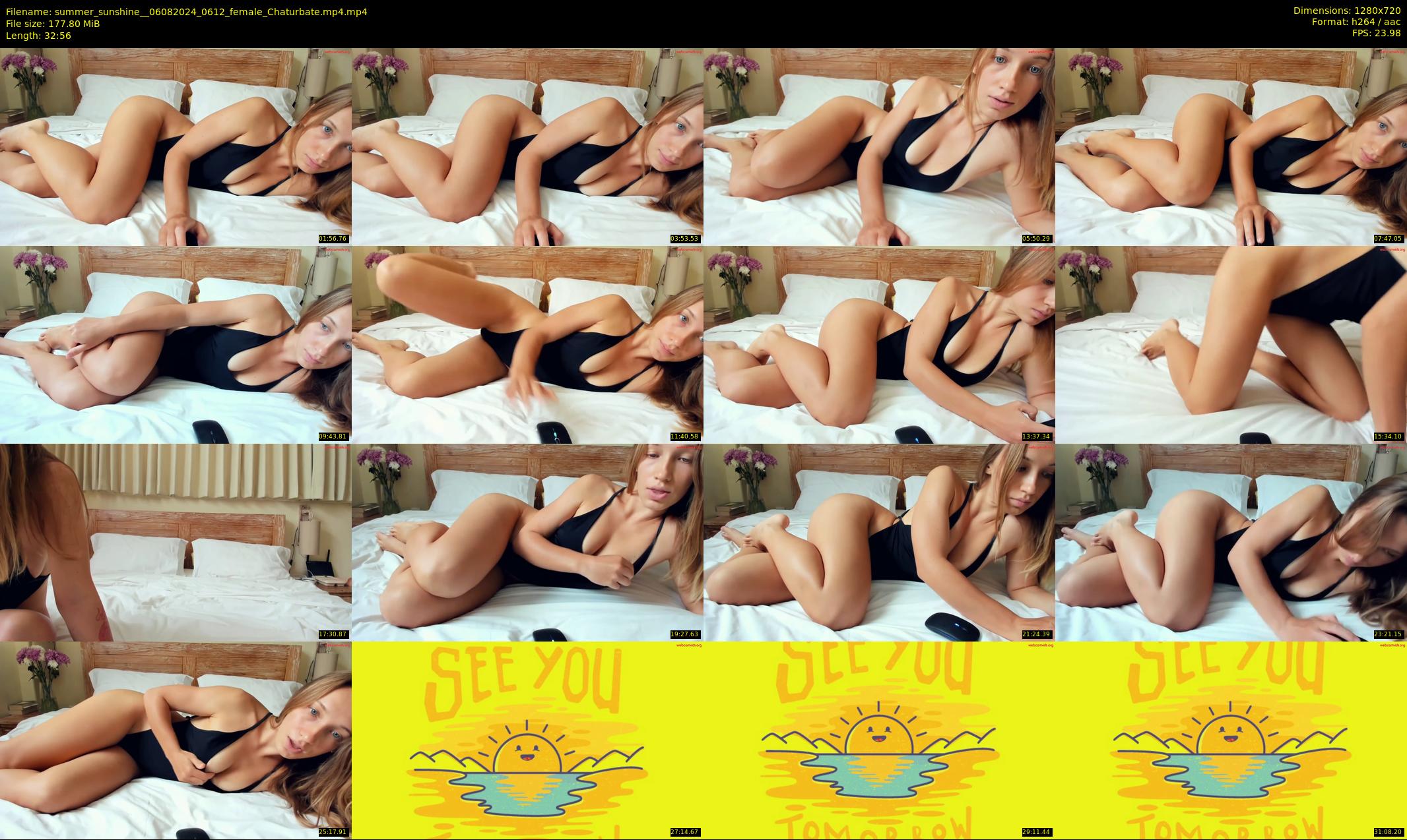 summer_sunshine_ — 33 minute Chaturbate female cam show recording, 720p, Aug 6, 2024