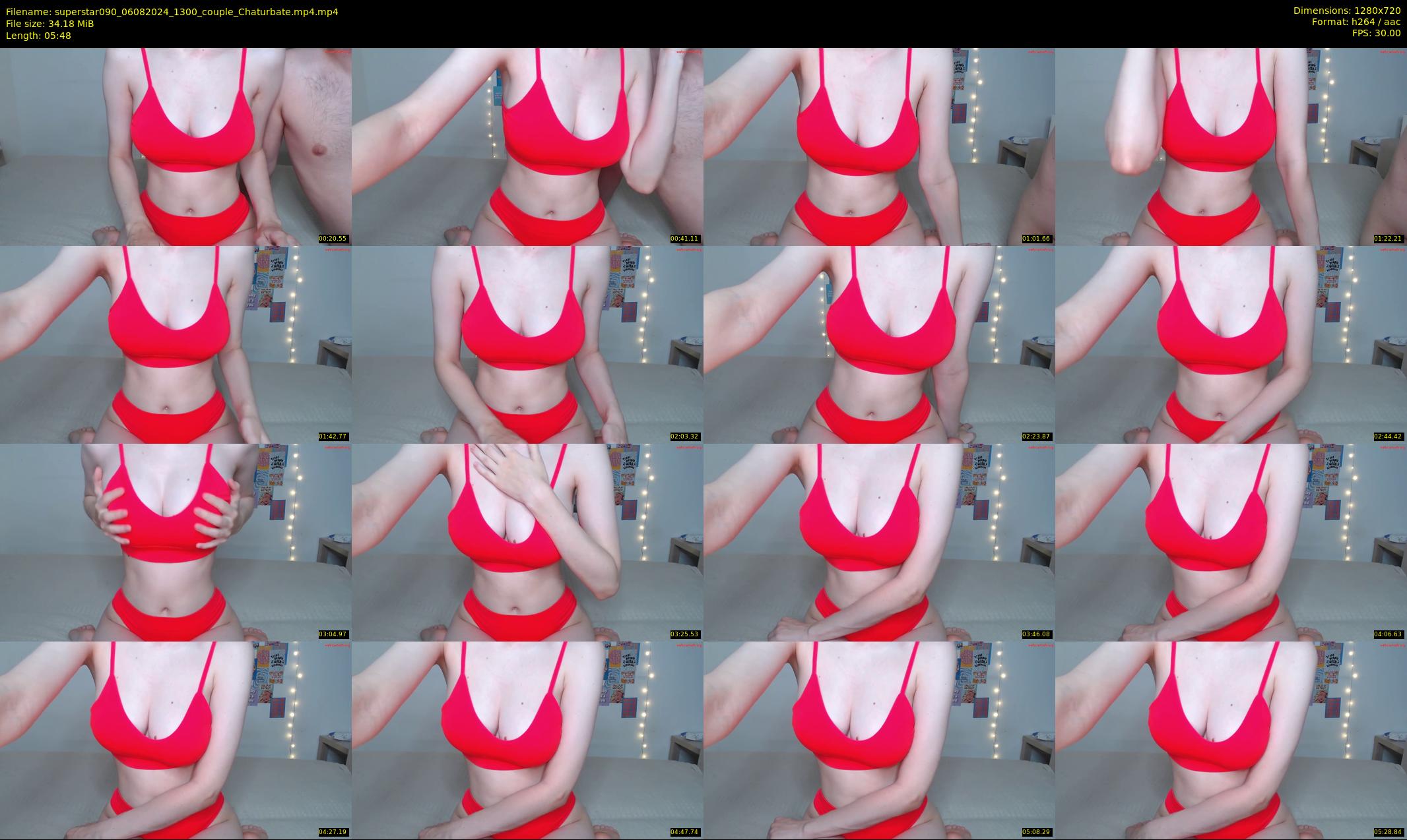 superstar090 — 6 minute Chaturbate couple cam show recording, 720p, Aug 6, 2024