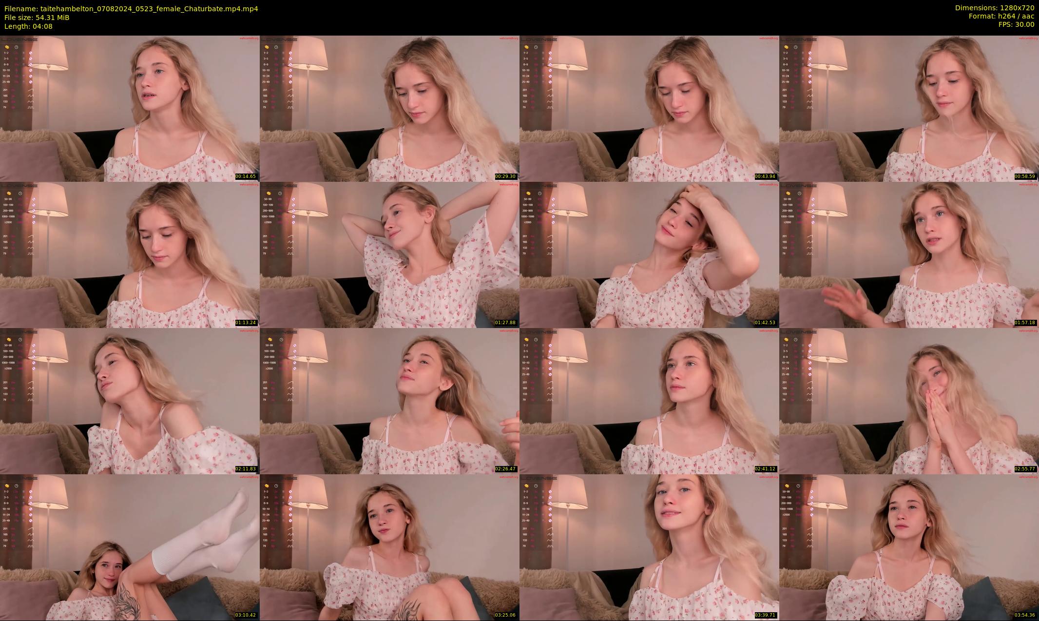 taitehambelton — 5 minute Chaturbate female cam show recording, 720p, Aug 7, 2024