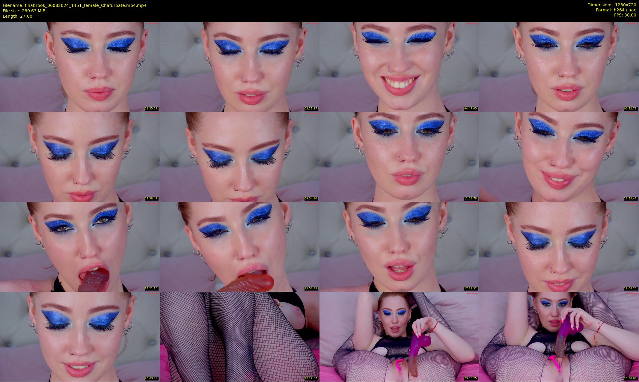 tinabrook — 27 minute Chaturbate female cam show recording, 720p, Aug 6, 2024