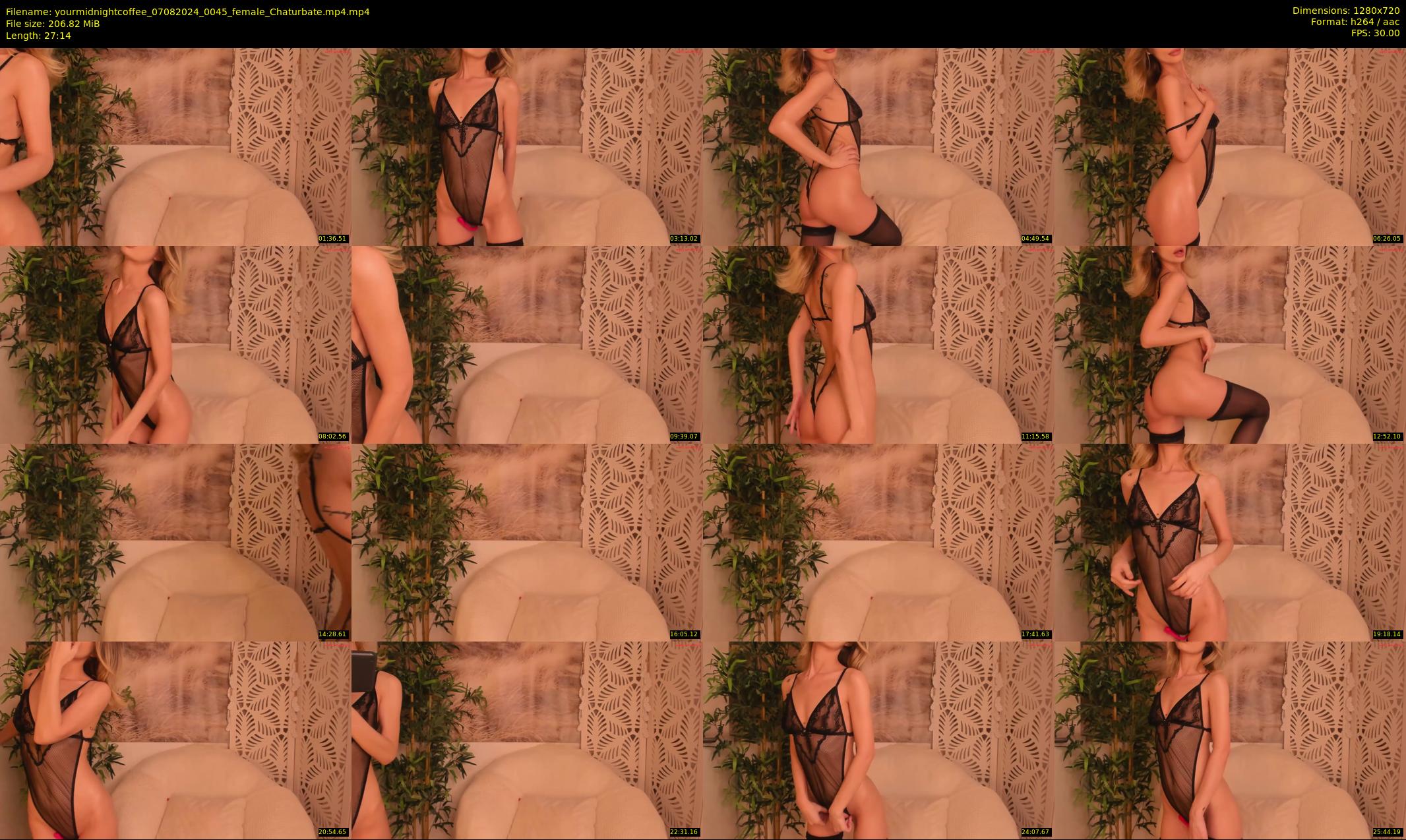 yourmidnightcoffee — 28 minute Chaturbate female cam show recording, 720p, Aug 7, 2024