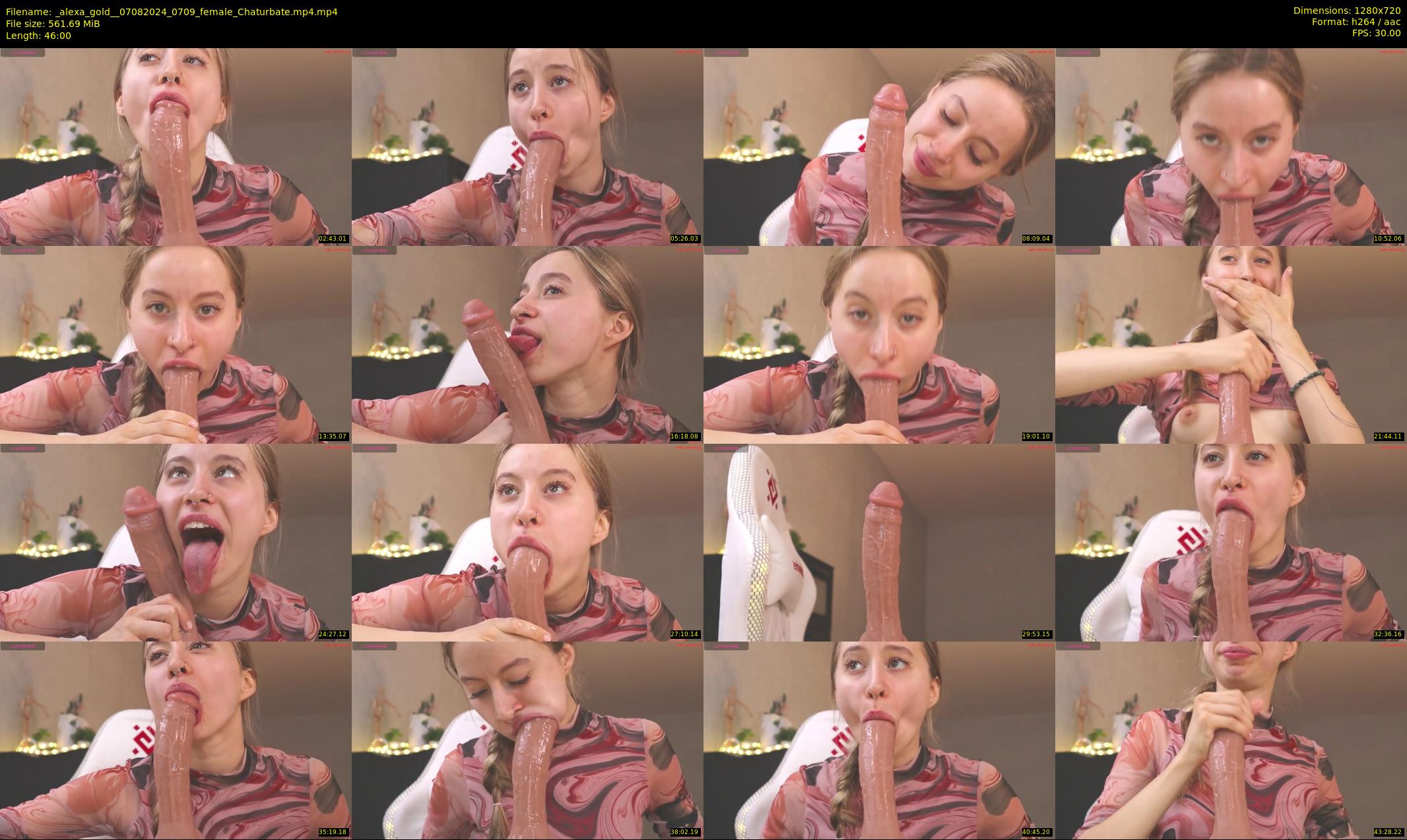 _alexa_gold_ — 46 minute Chaturbate female cam show recording, 720p, Aug 7, 2024