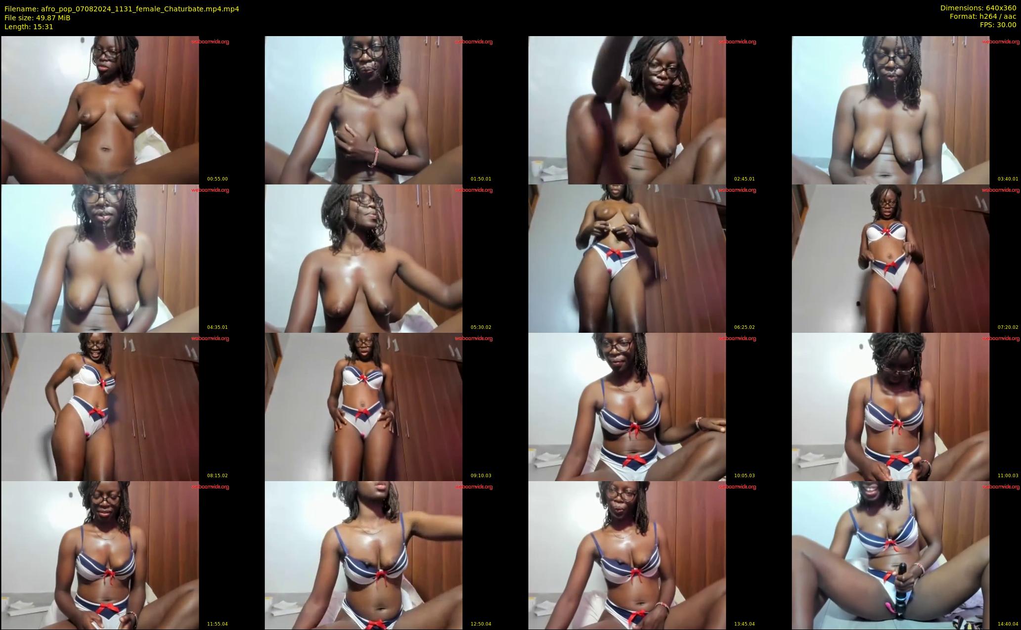 afro_pop — 16 minute Chaturbate female cam show recording, 360p, Aug 7, 2024