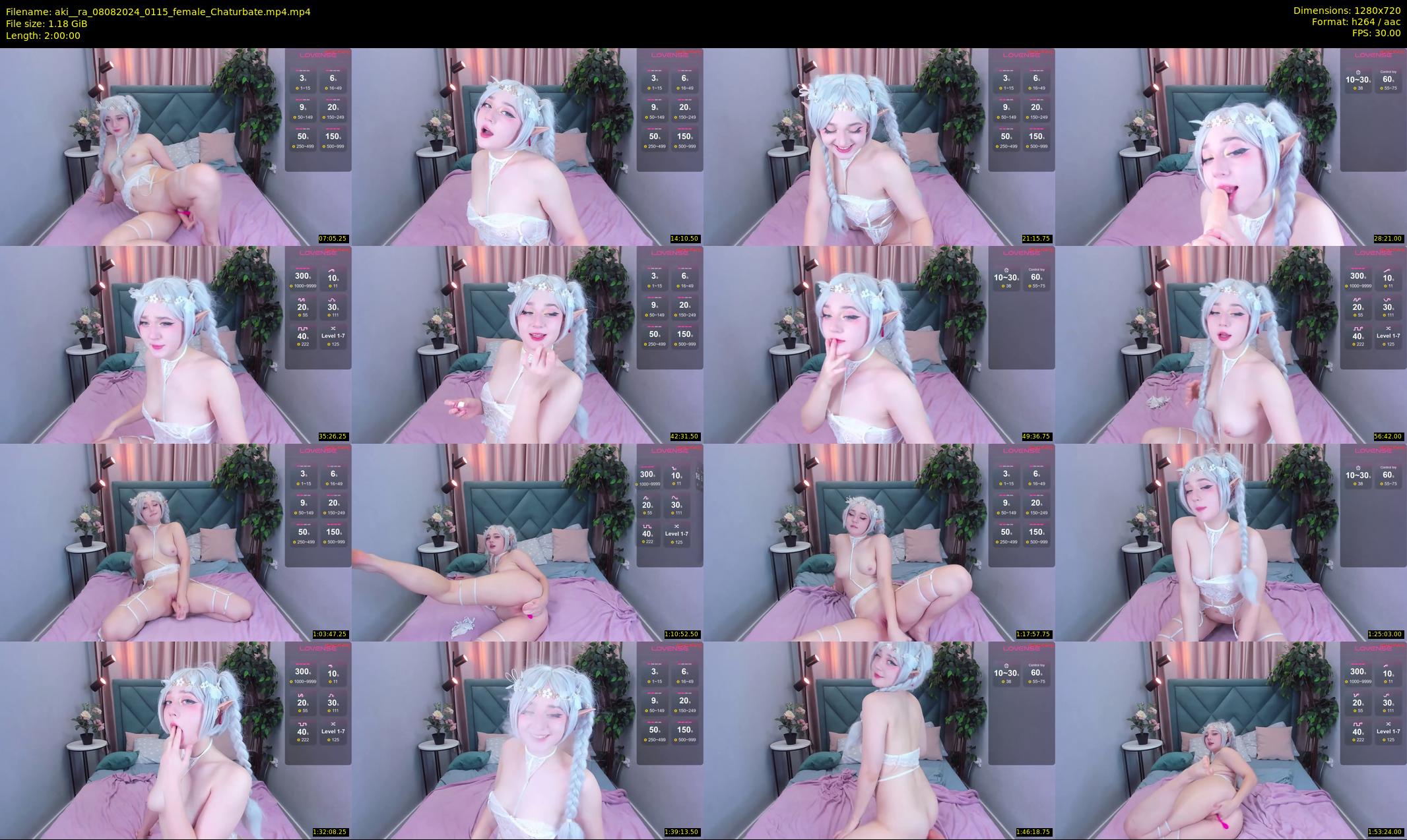 aki__ra — 120 minute Chaturbate female cam show recording, 720p, Aug 8, 2024