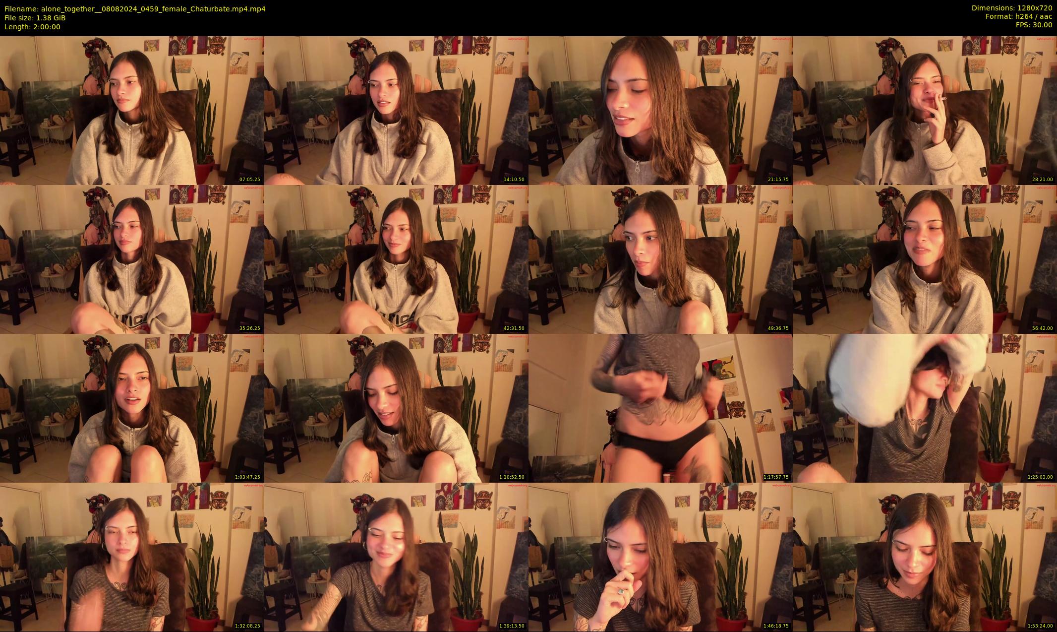 alone_together_ — 120 minute Chaturbate female cam show recording, 720p, Aug 8, 2024