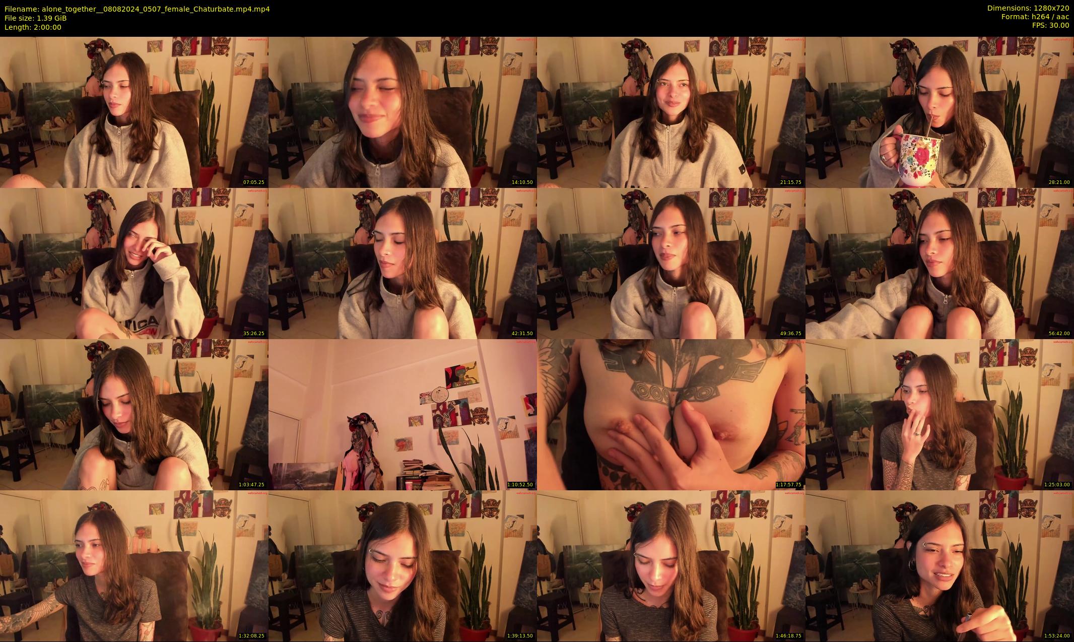 alone_together_ — 120 minute Chaturbate female cam show recording, 720p, Aug 8, 2024