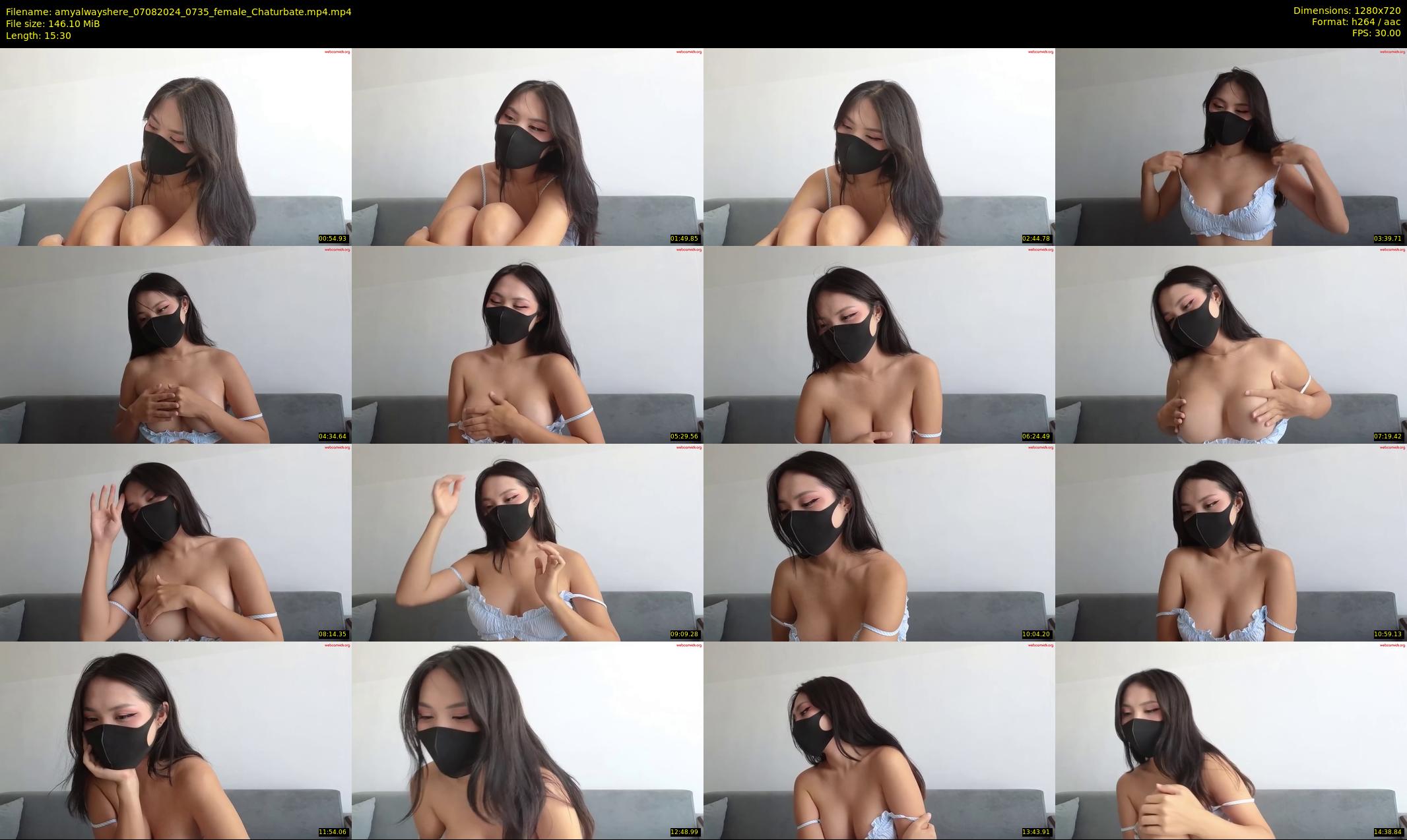 amyalwayshere — 16 minute Chaturbate female cam show recording, 720p, Aug 7, 2024