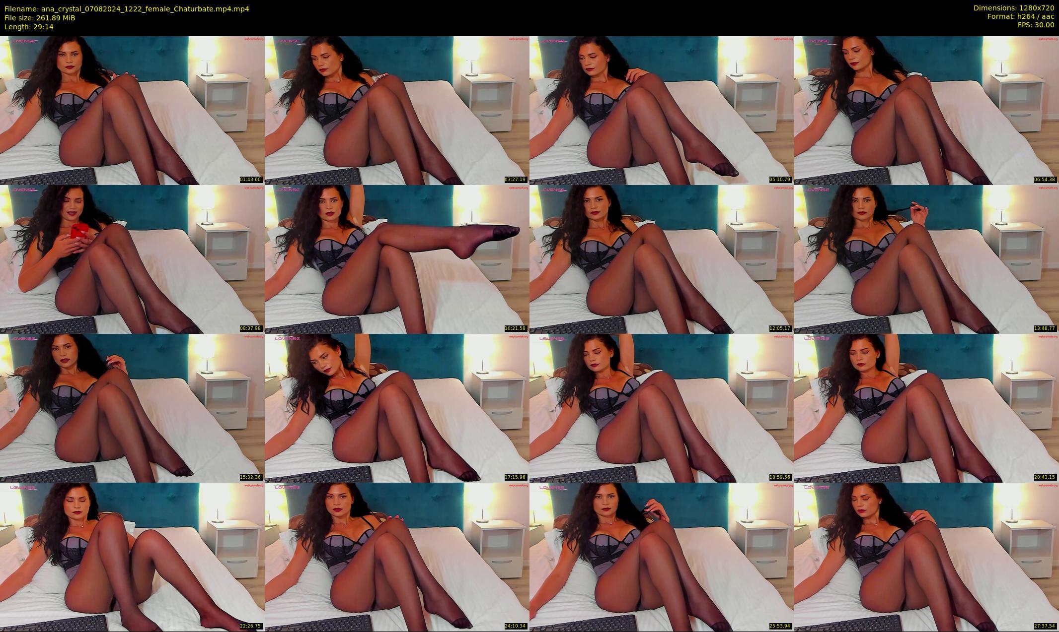 ana_crystal — 30 minute Chaturbate female cam show recording, 720p, Aug 7, 2024