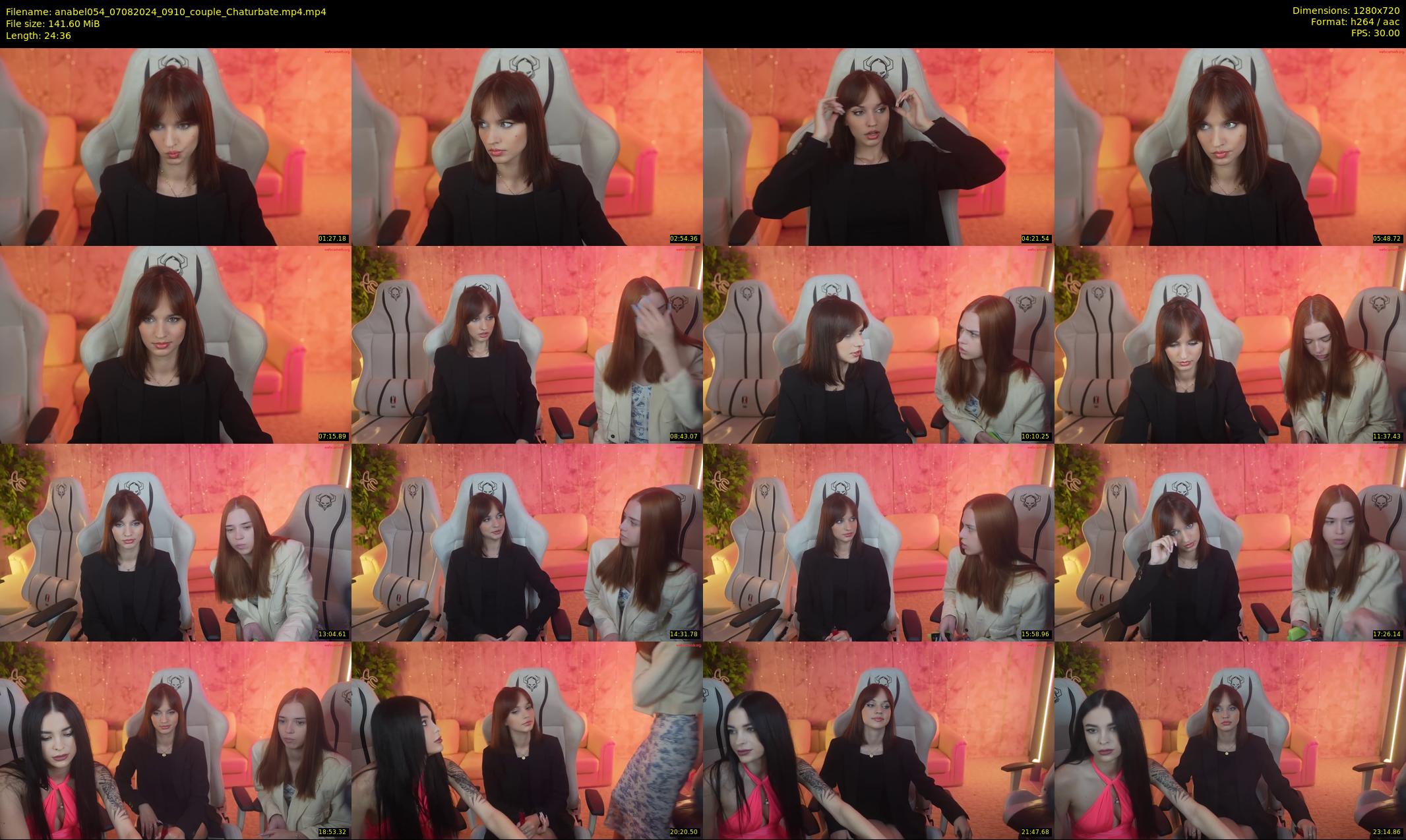 anabel054 — 25 minute Chaturbate female cam show recording, 720p, Aug 7, 2024