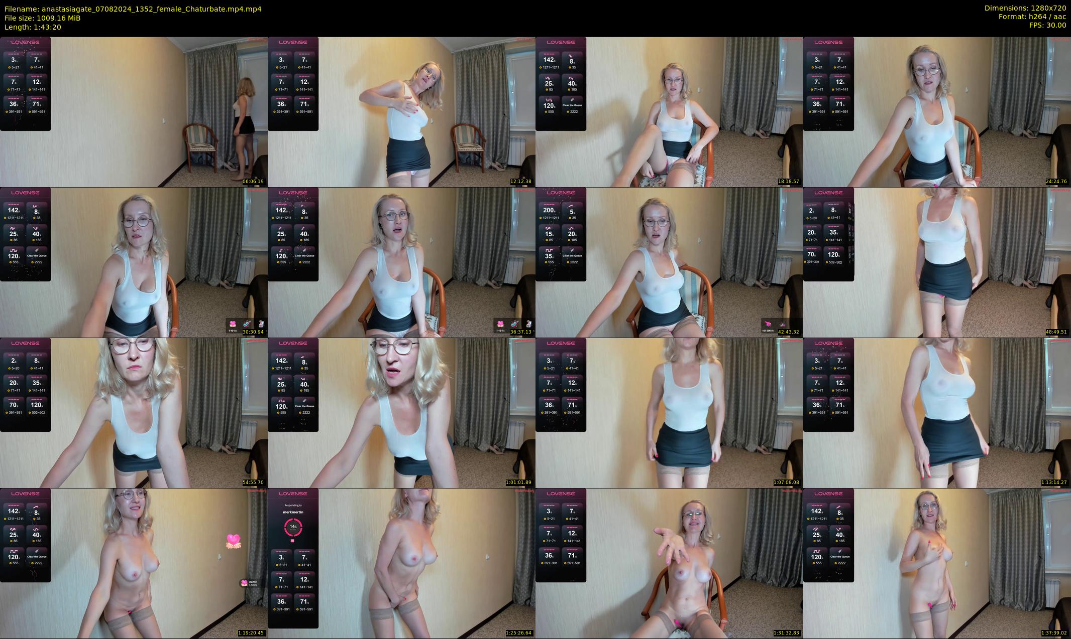 anastasiagate — 104 minute Chaturbate female cam show recording, 720p, Aug 7, 2024