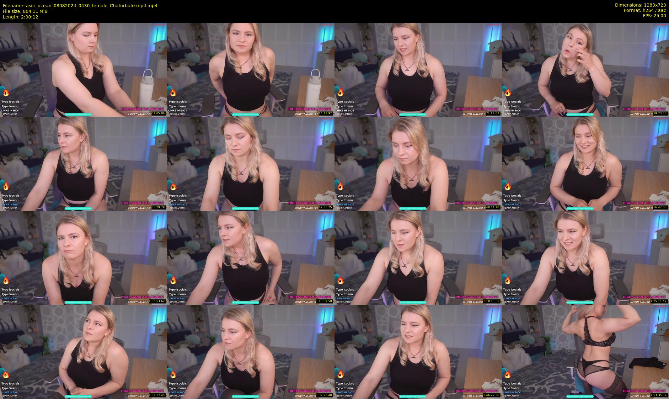 asiri_ocean — 121 minute Chaturbate female cam show recording, 720p, Aug 8, 2024