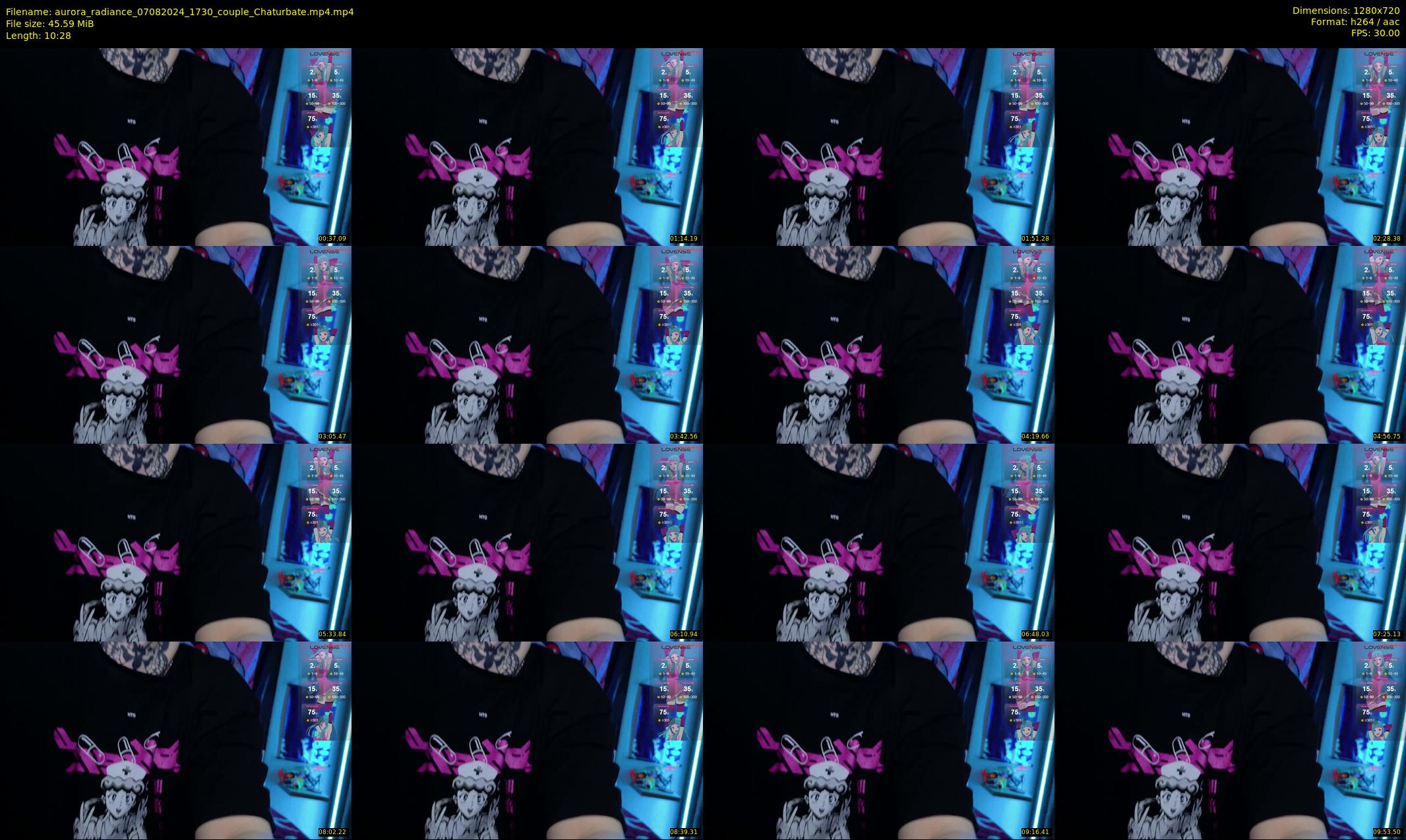 aurora_radiance — 11 minute Chaturbate couple cam show recording, 720p, Aug 7, 2024