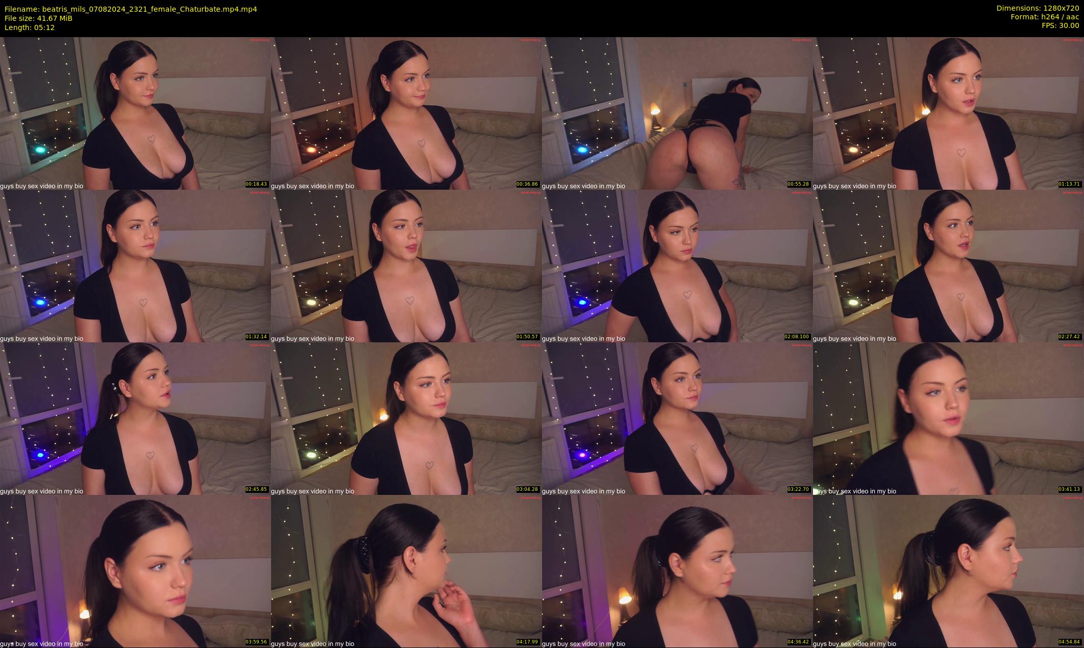 beatris_mils — 6 minute Chaturbate female cam show recording, 720p, Aug 7, 2024
