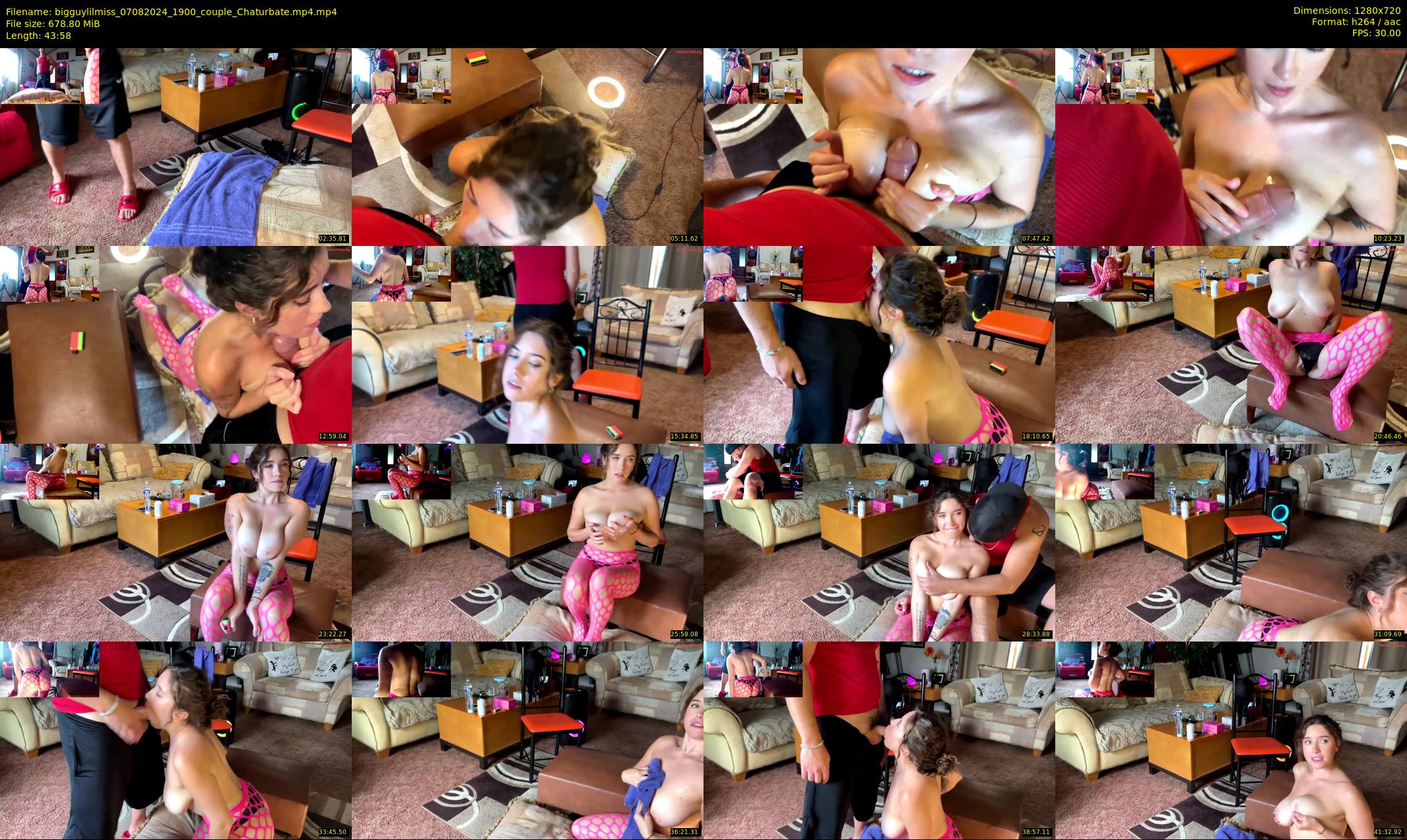 bigguylilmiss — 44 minute Chaturbate couple cam show recording, 720p, Aug 7, 2024