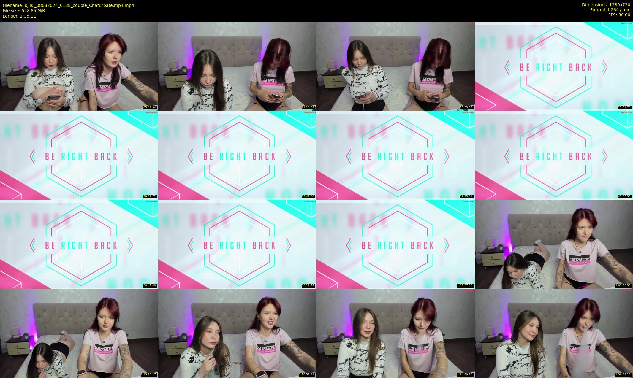 bjliki — 96 minute Chaturbate couple cam show recording, 720p, Aug 8, 2024