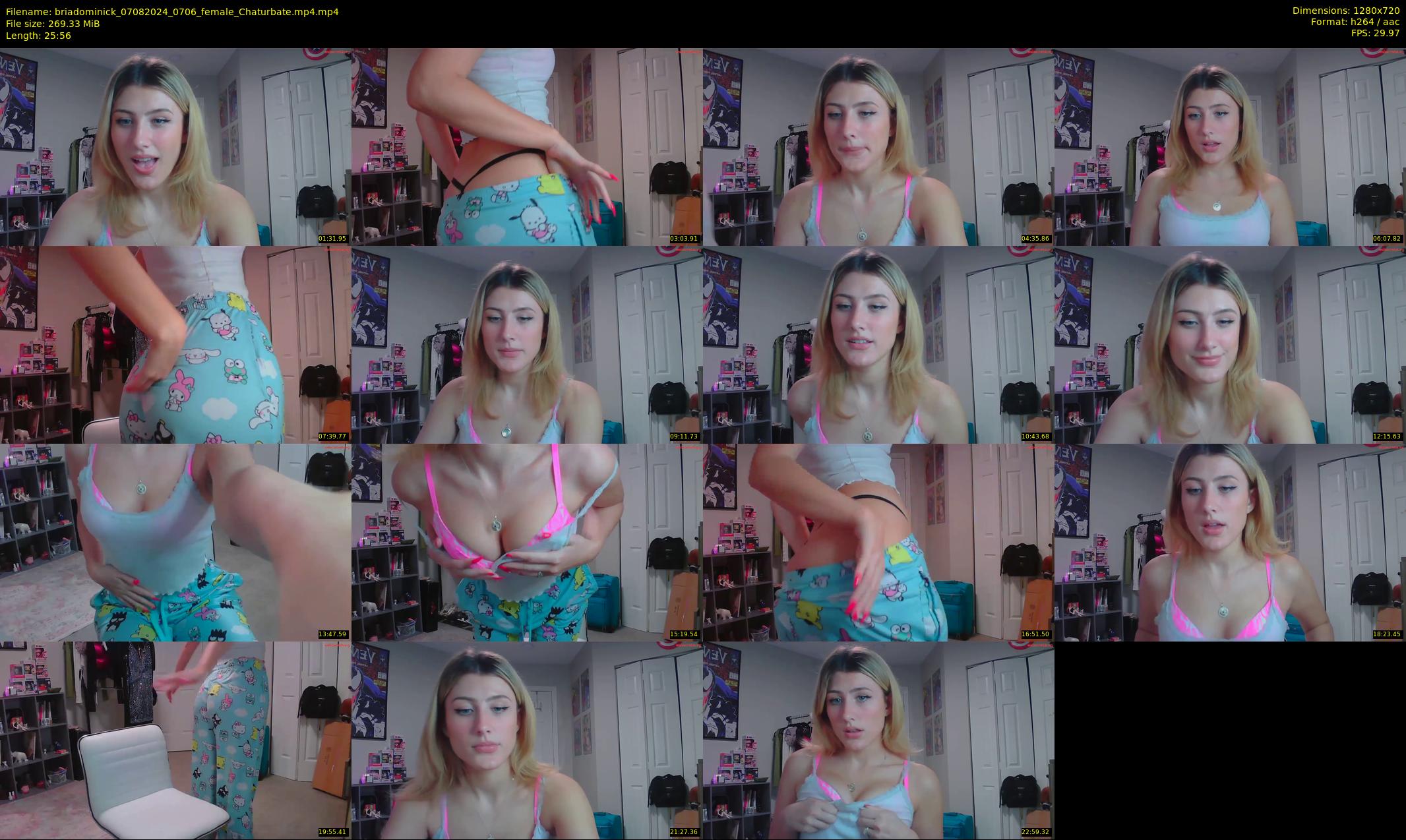 briadominick — 26 minute Chaturbate couple cam show recording, 720p, Aug 7, 2024