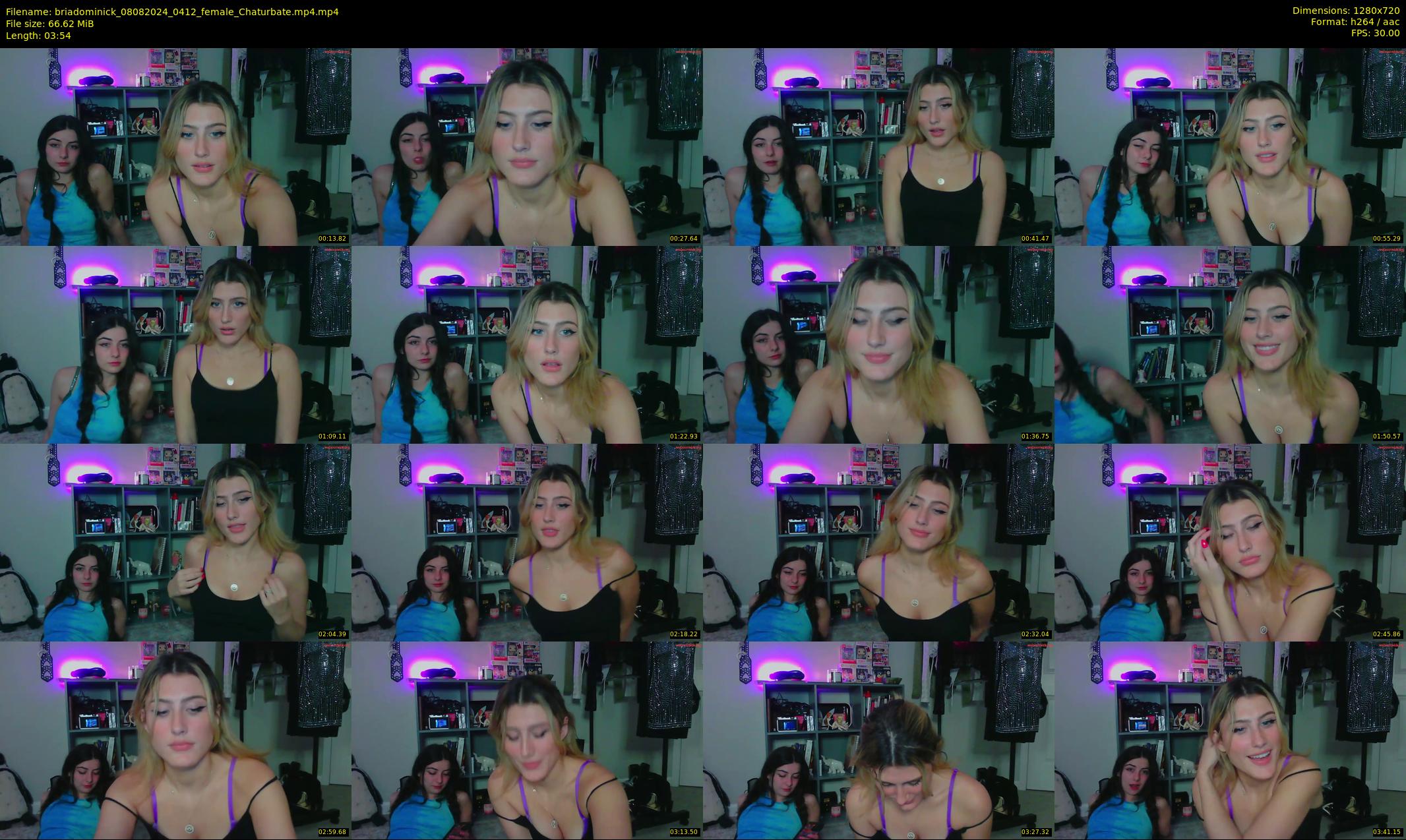 briadominick — 4 minute Chaturbate couple cam show recording, 720p, Aug 8, 2024