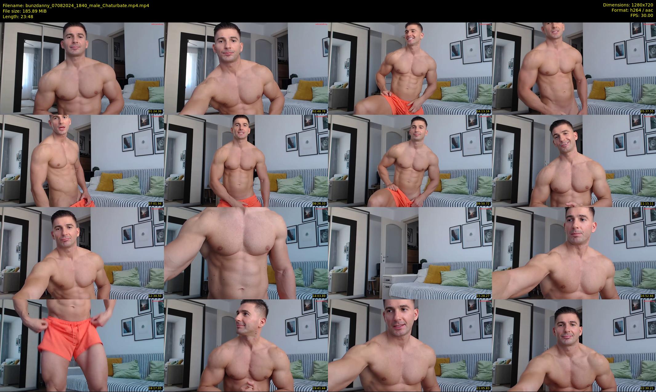 bunzdanny — 24 minute Chaturbate male cam show recording, 720p, Aug 7, 2024