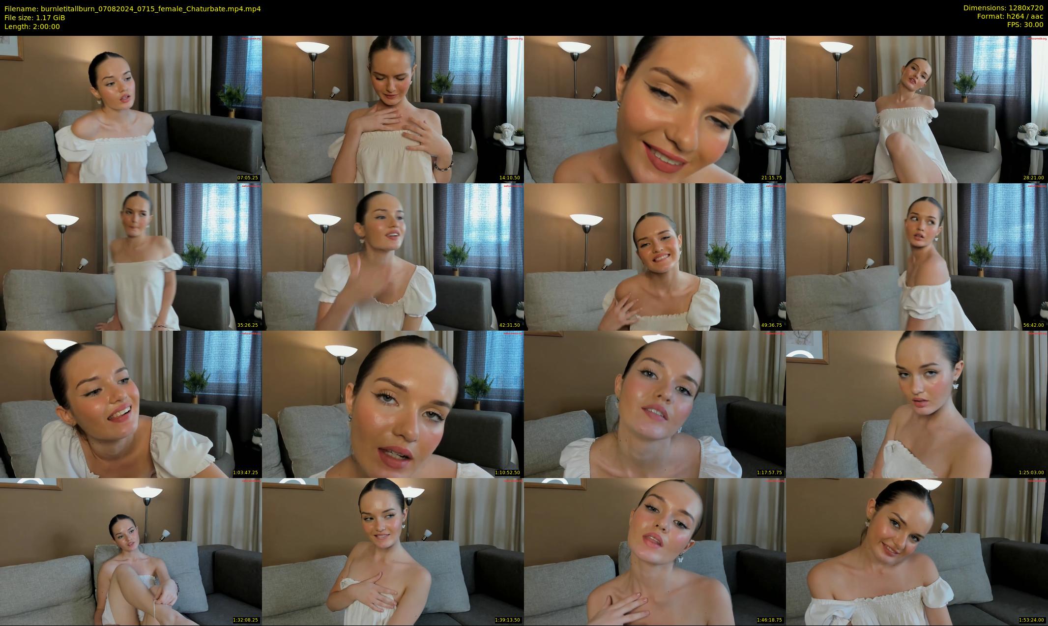 burnletitallburn — 120 minute Chaturbate female cam show recording, 720p, Aug 7, 2024