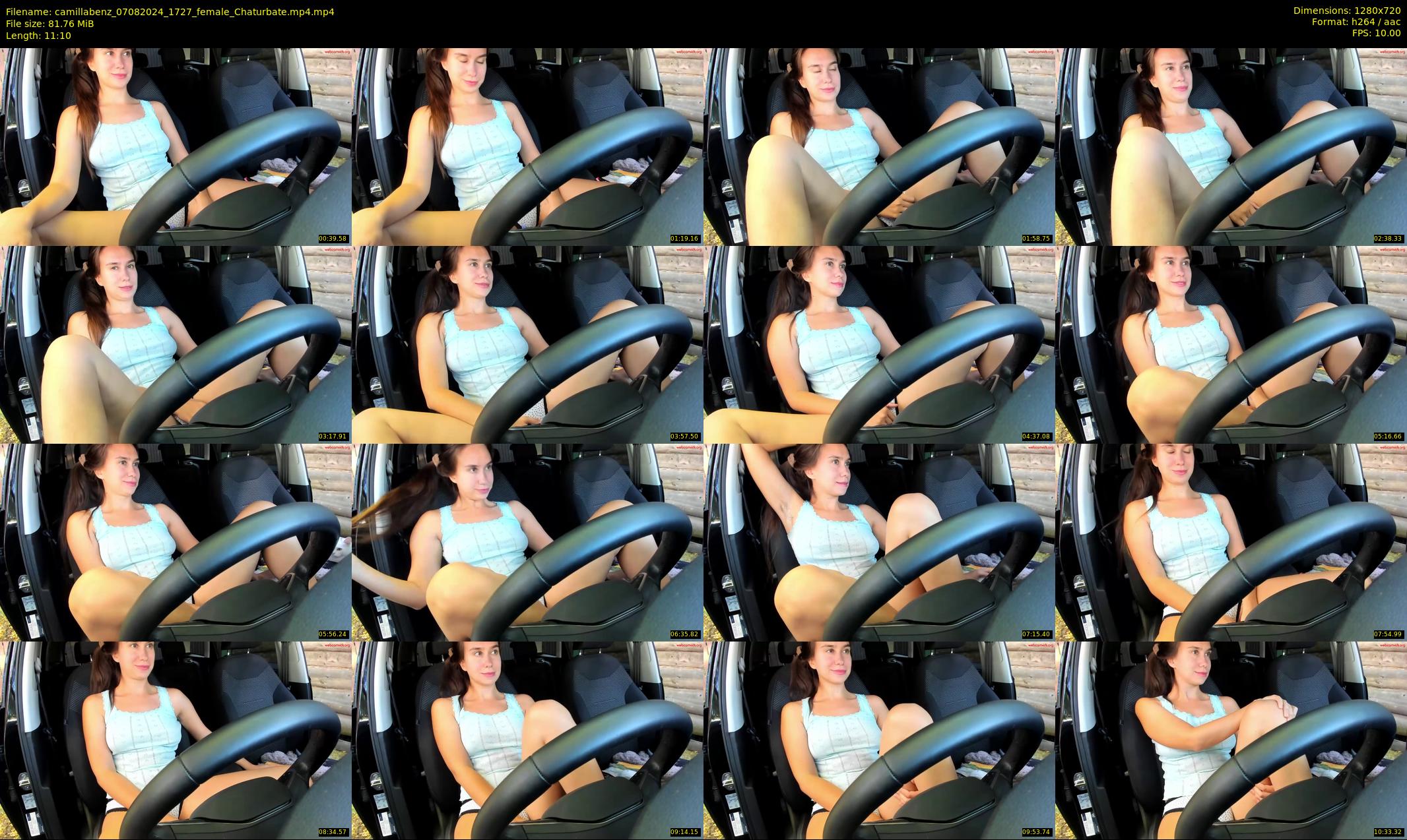 camillabenz — 12 minute Chaturbate female cam show recording, 720p, Aug 7, 2024