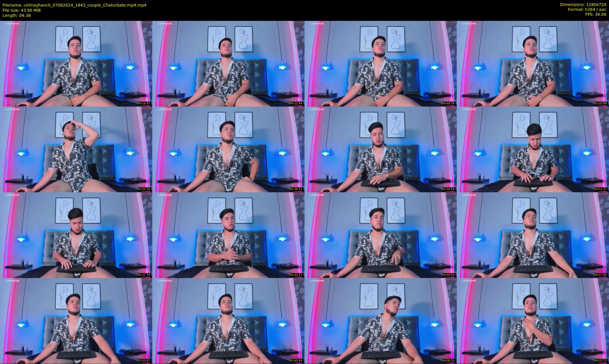 celinayhanck — 5 minute Chaturbate couple cam show recording, 720p, Aug 7, 2024