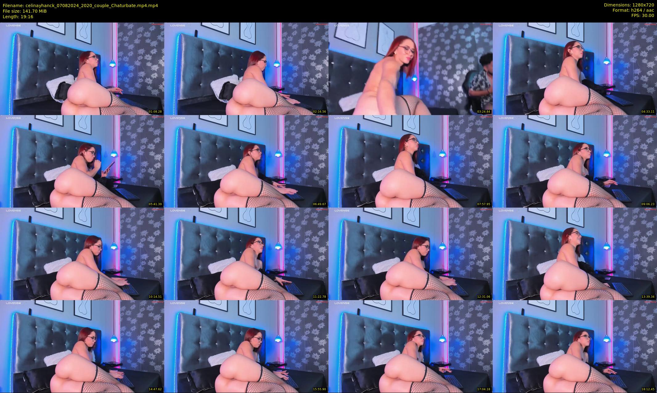 celinayhanck — 20 minute Chaturbate couple cam show recording, 720p, Aug 7, 2024