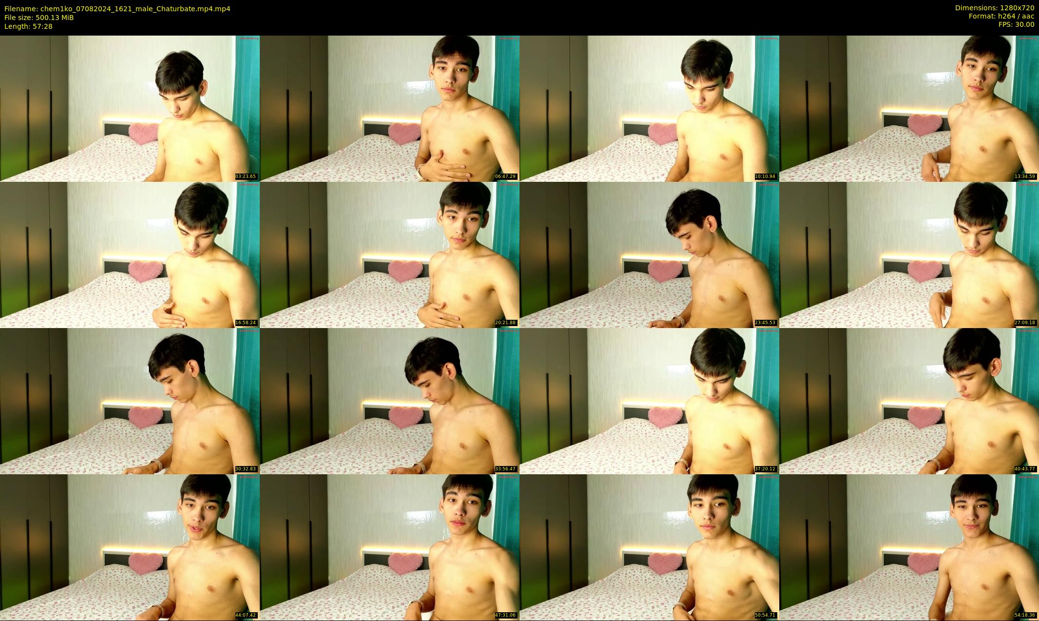 chem1ko — 58 minute Chaturbate male cam show recording, 720p, Aug 7, 2024