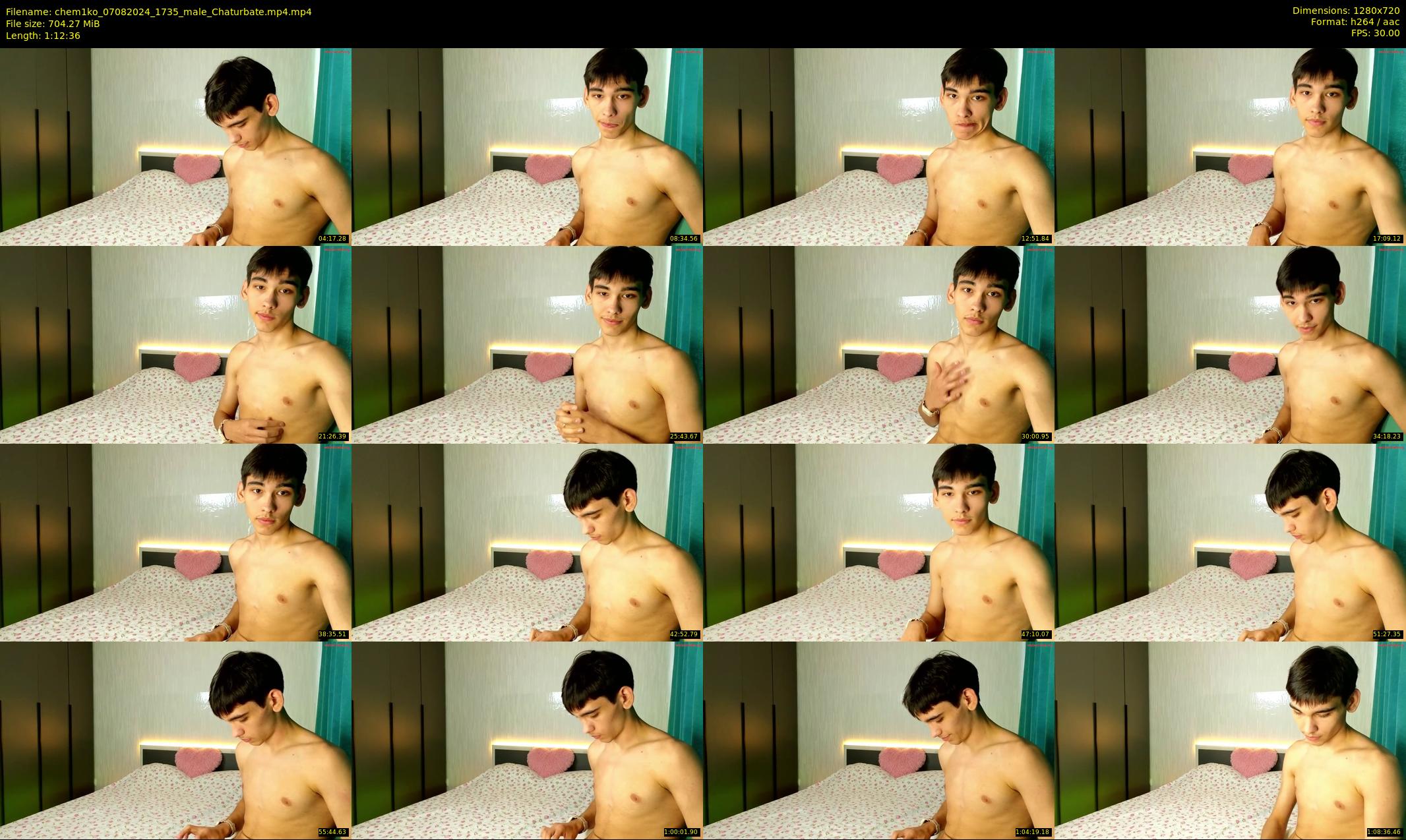 chem1ko — 73 minute Chaturbate male cam show recording, 720p, Aug 7, 2024