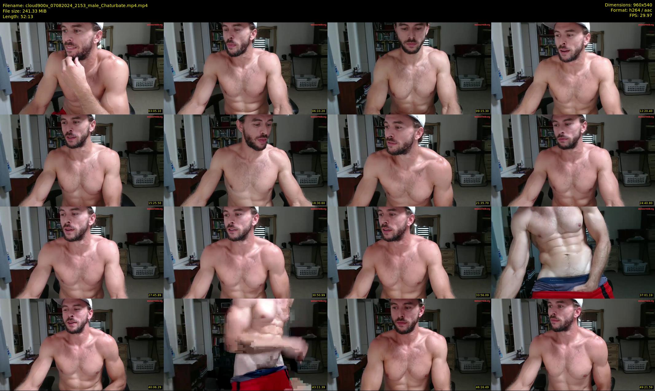 cloud900x — 53 minute Chaturbate male cam show recording, 480p, Aug 7, 2024