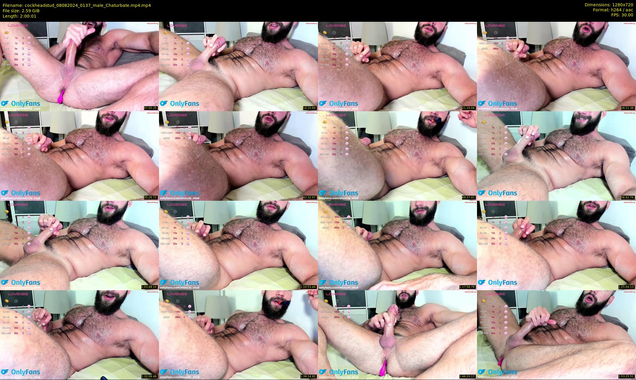 cockheadstud — 121 minute Chaturbate male cam show recording, 720p, Aug 8, 2024