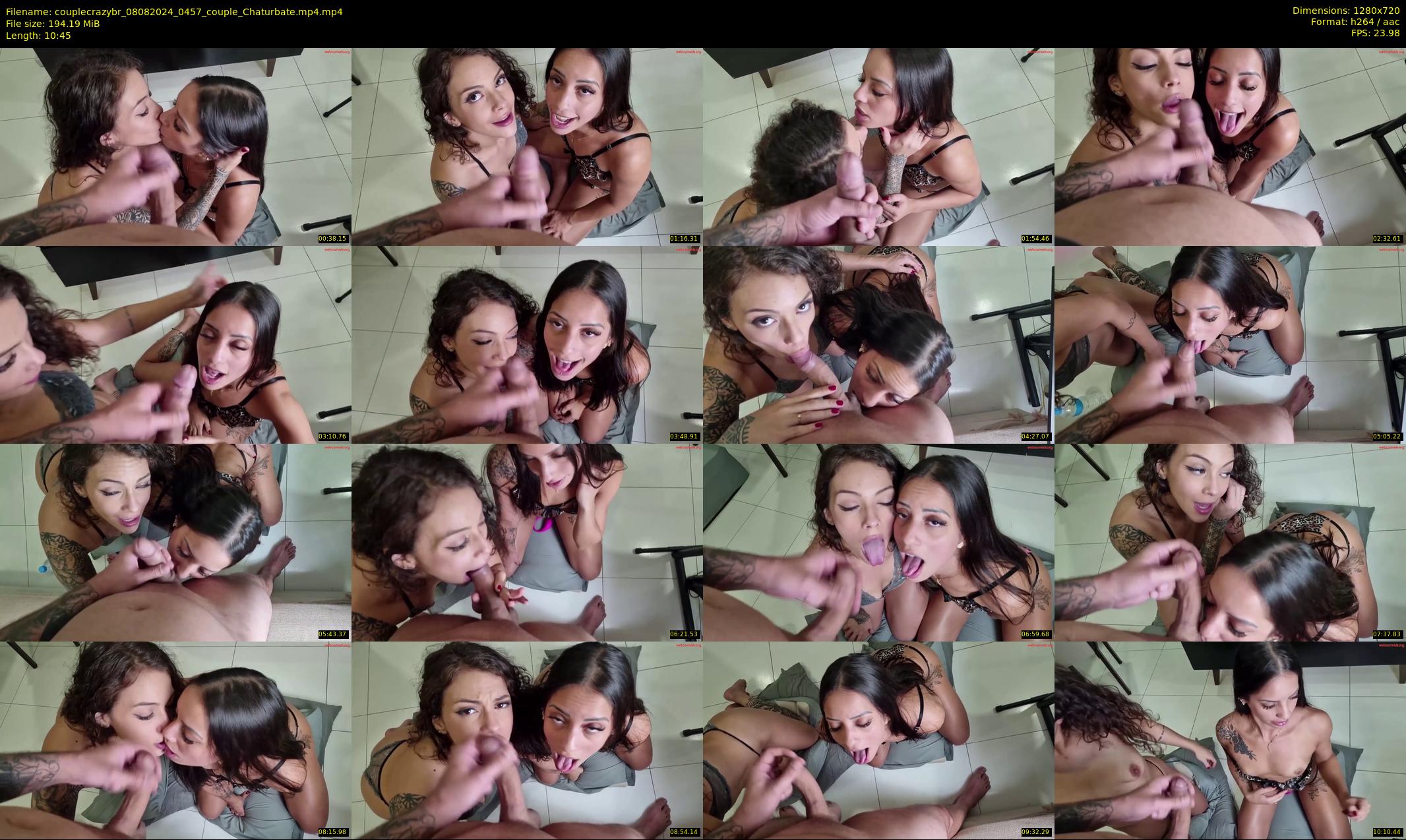 couplecrazybr — 11 minute Chaturbate couple cam show recording, 720p, Aug 8, 2024