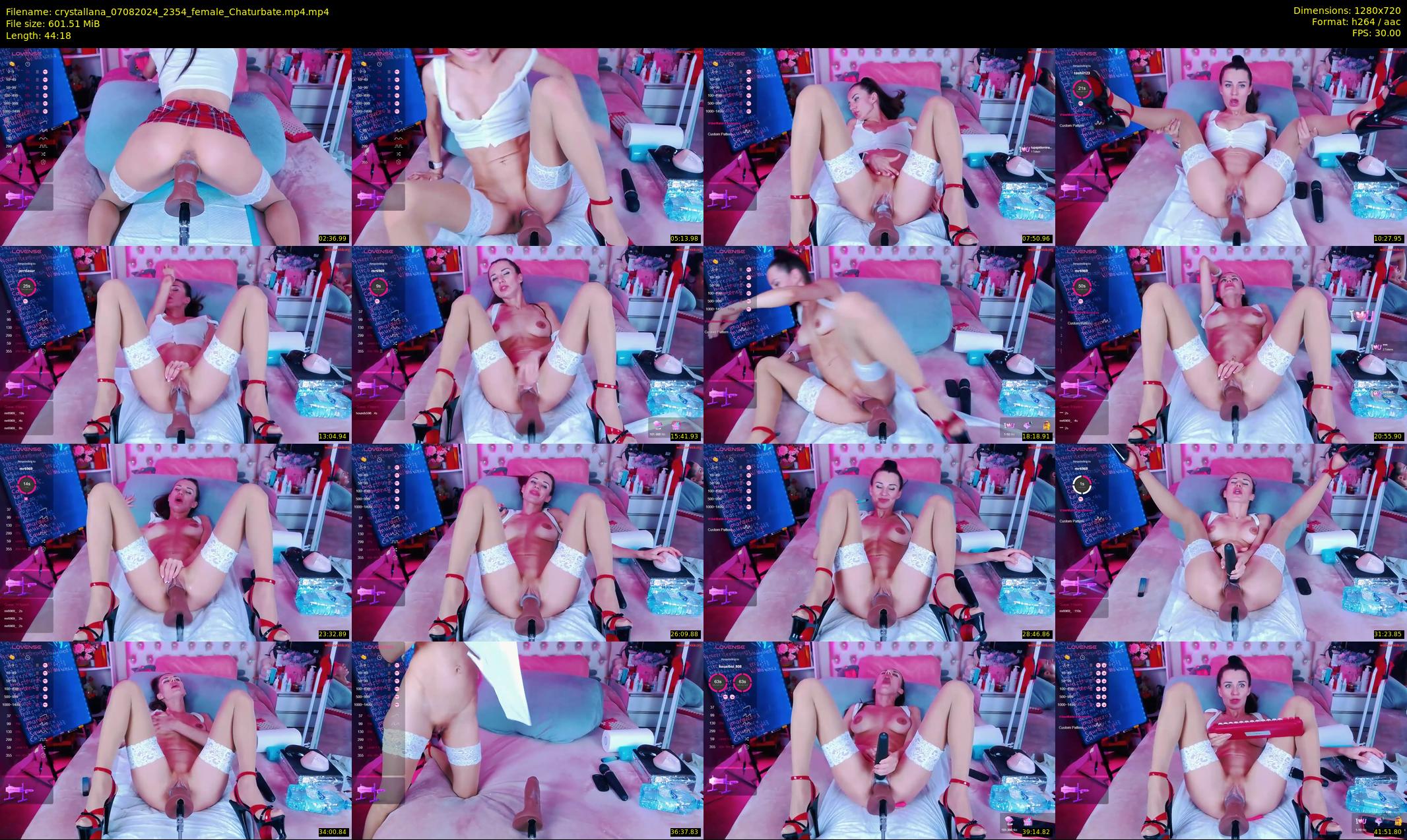 crystallana — 45 minute Chaturbate female cam show recording, 720p, Aug 7, 2024