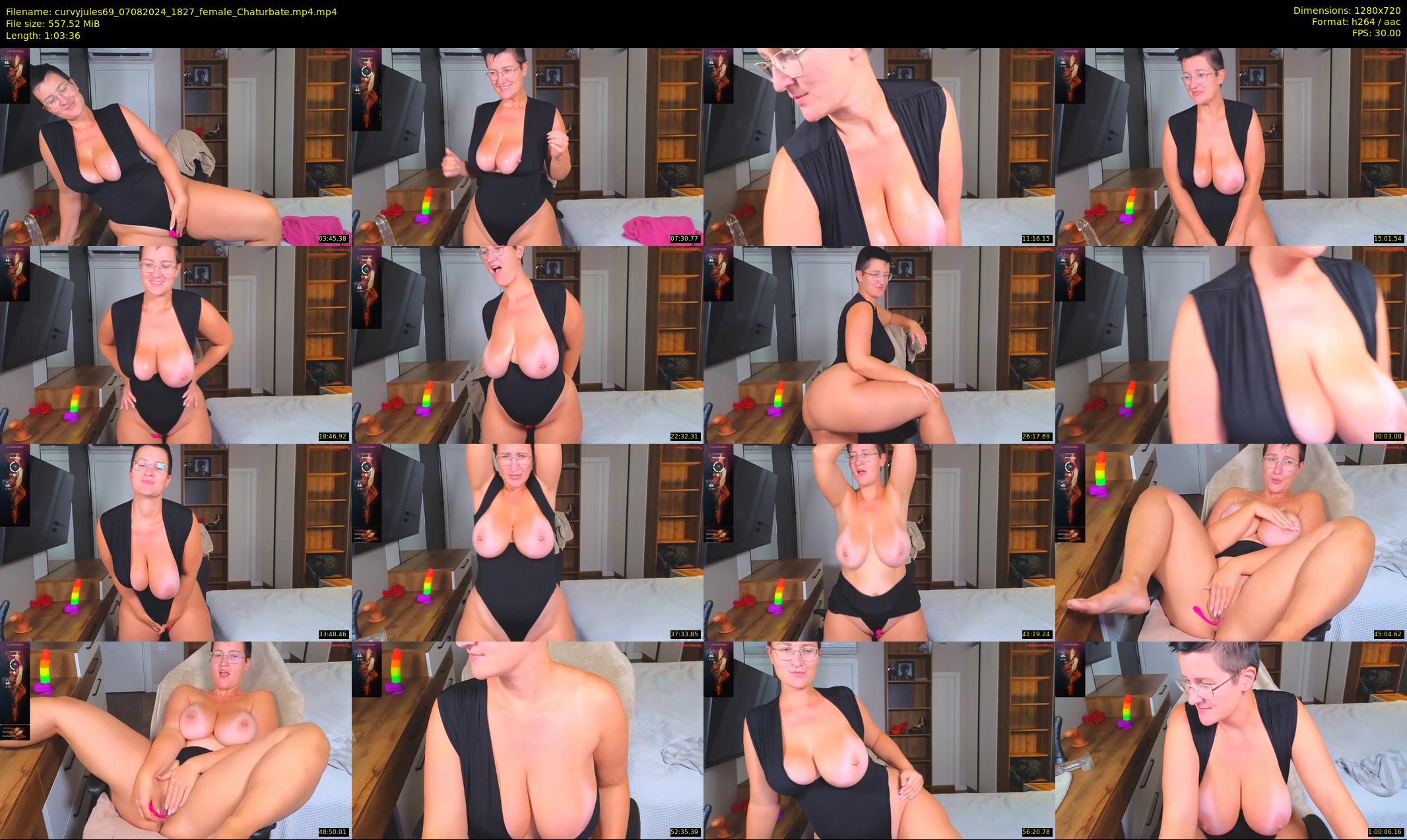 curvyjules69 — 64 minute Chaturbate female cam show recording, 720p, Aug 7, 2024