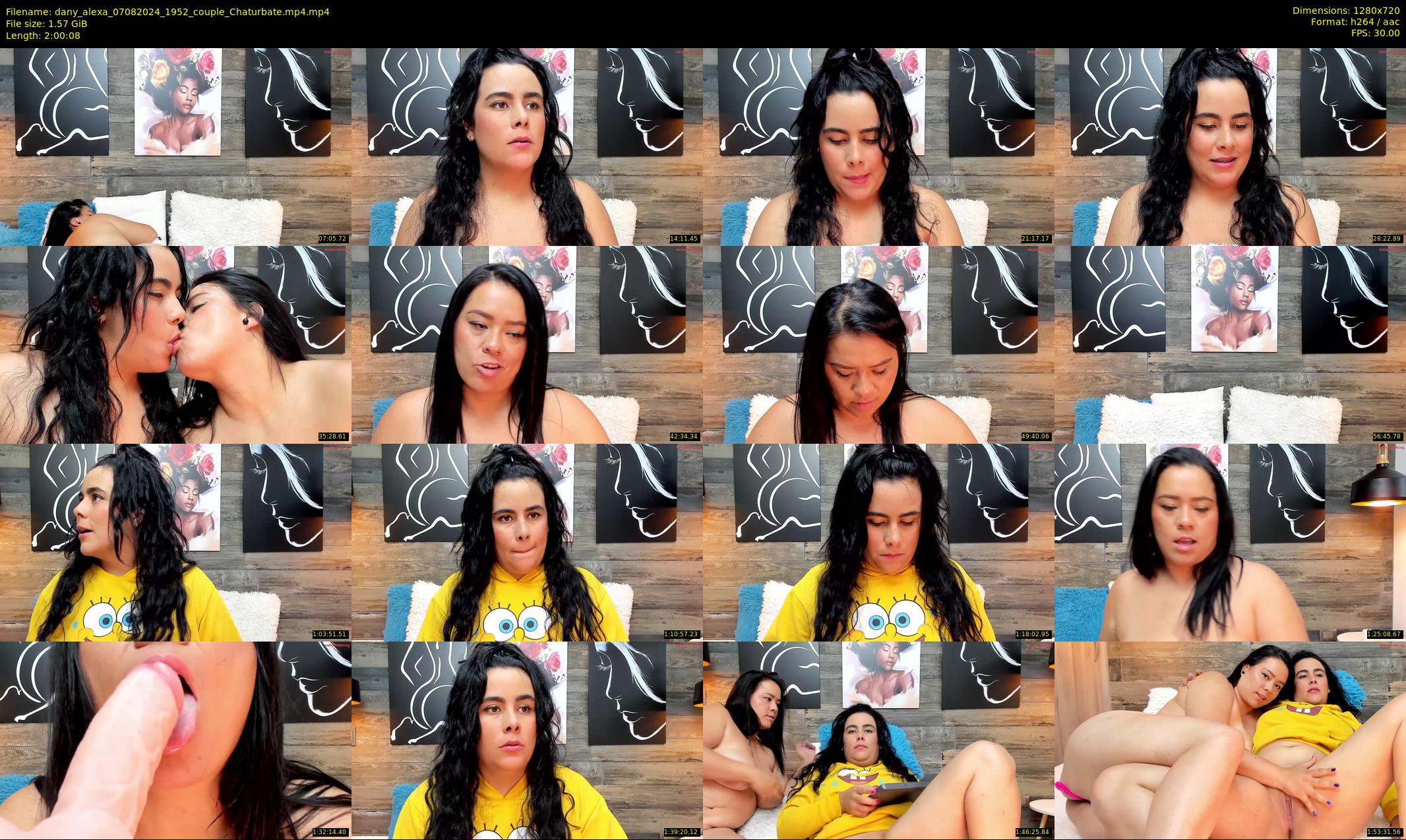 dany_alexa — 121 minute Chaturbate couple cam show recording, 720p, Aug 7, 2024