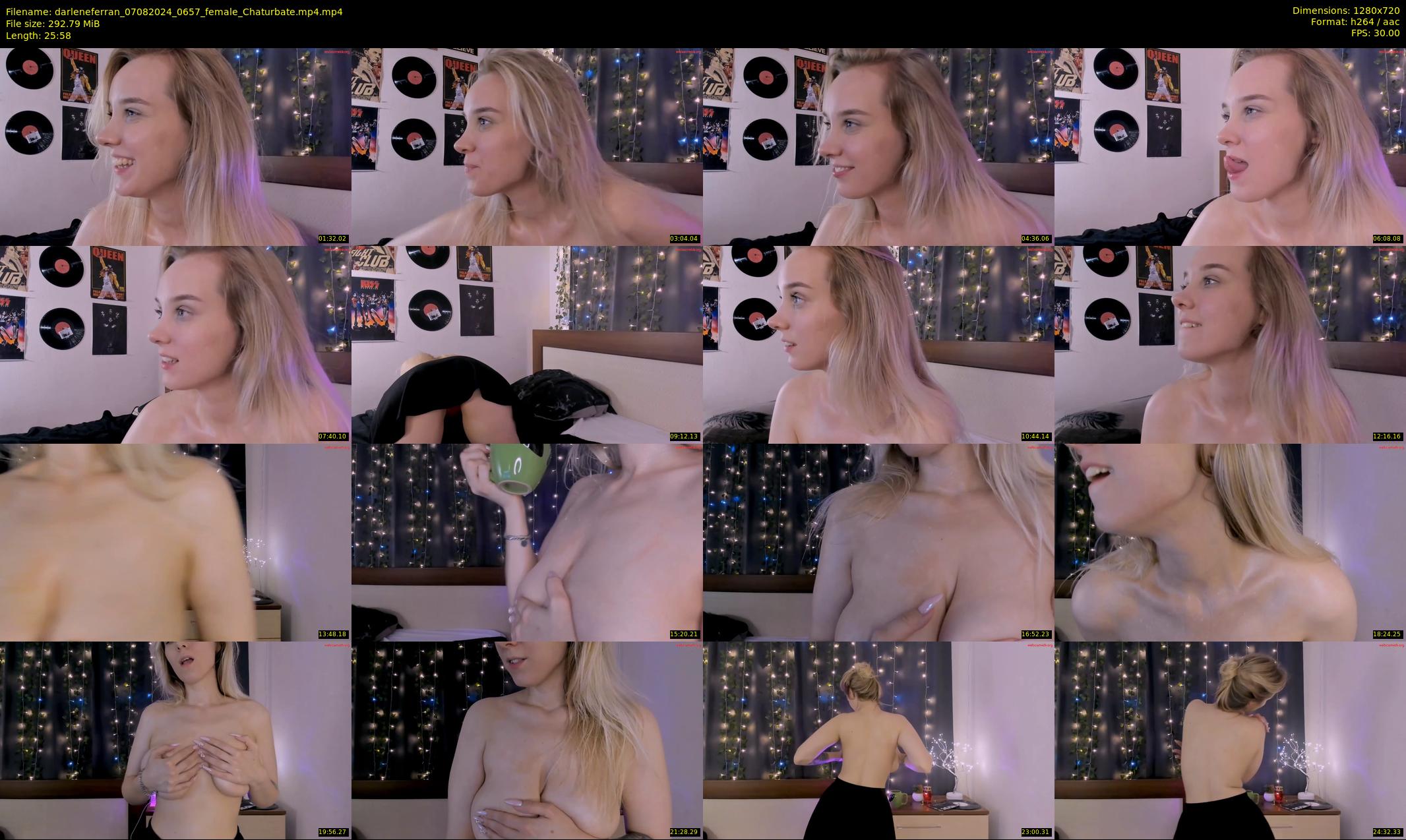 darleneferran — 26 minute Chaturbate female cam show recording, 720p, Aug 7, 2024