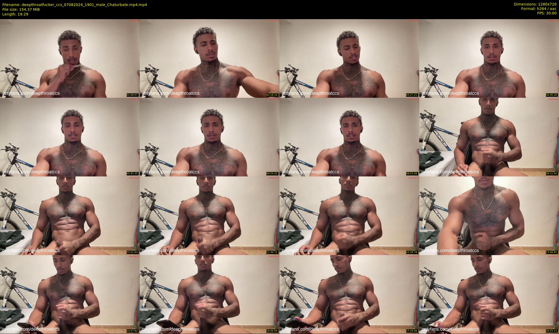 deepthroatfucker_ccs — 20 minute Chaturbate male cam show recording, 720p, Aug 7, 2024