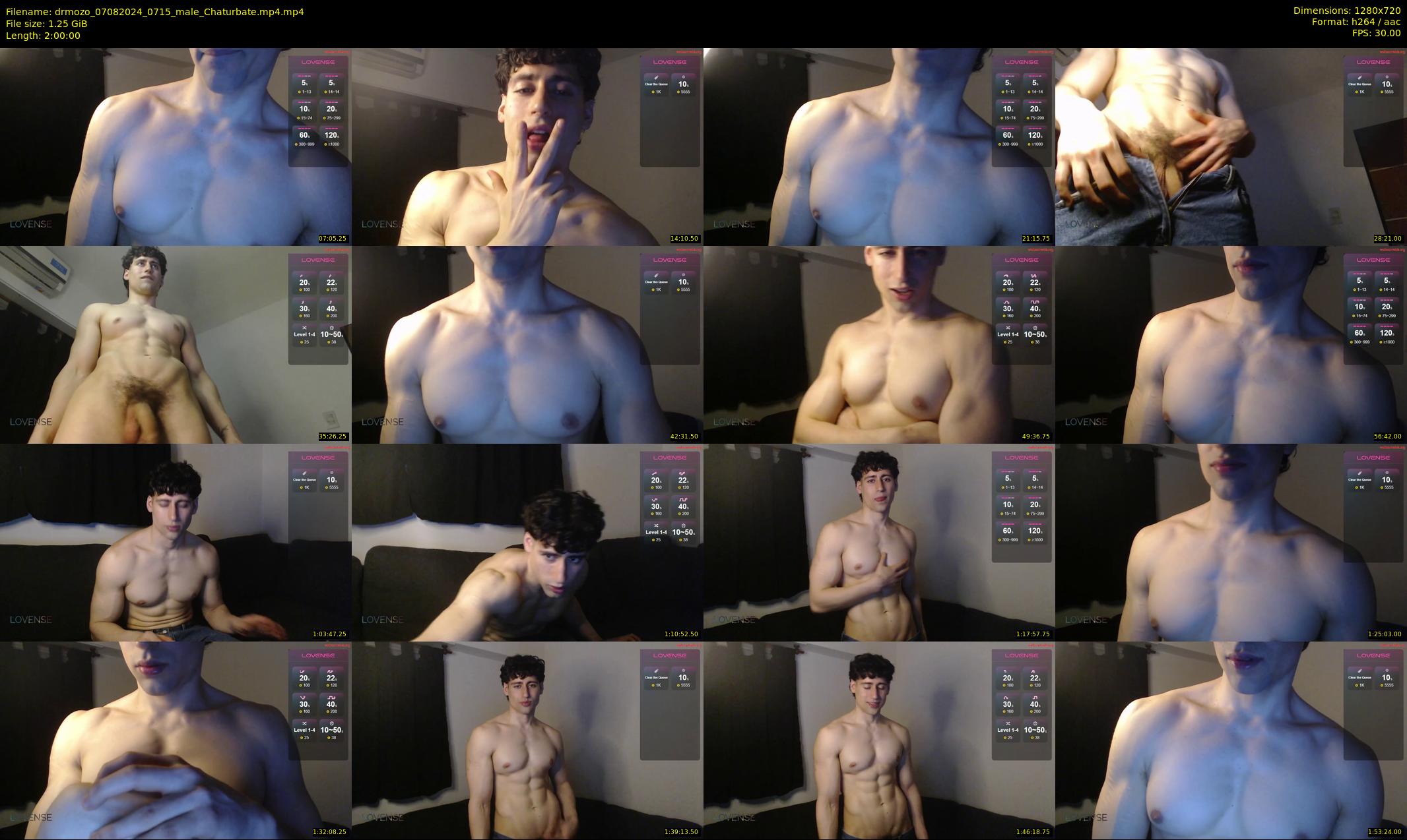 drmozo — 120 minute Chaturbate male cam show recording, 720p, Aug 7, 2024