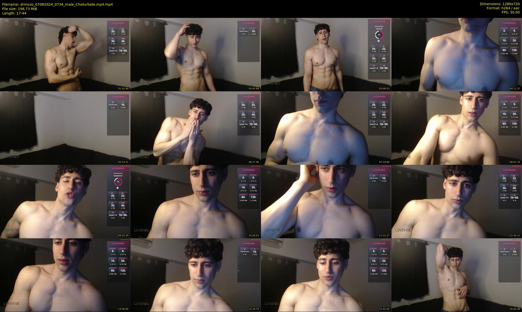 drmozo — 18 minute Chaturbate male cam show recording, 720p, Aug 7, 2024