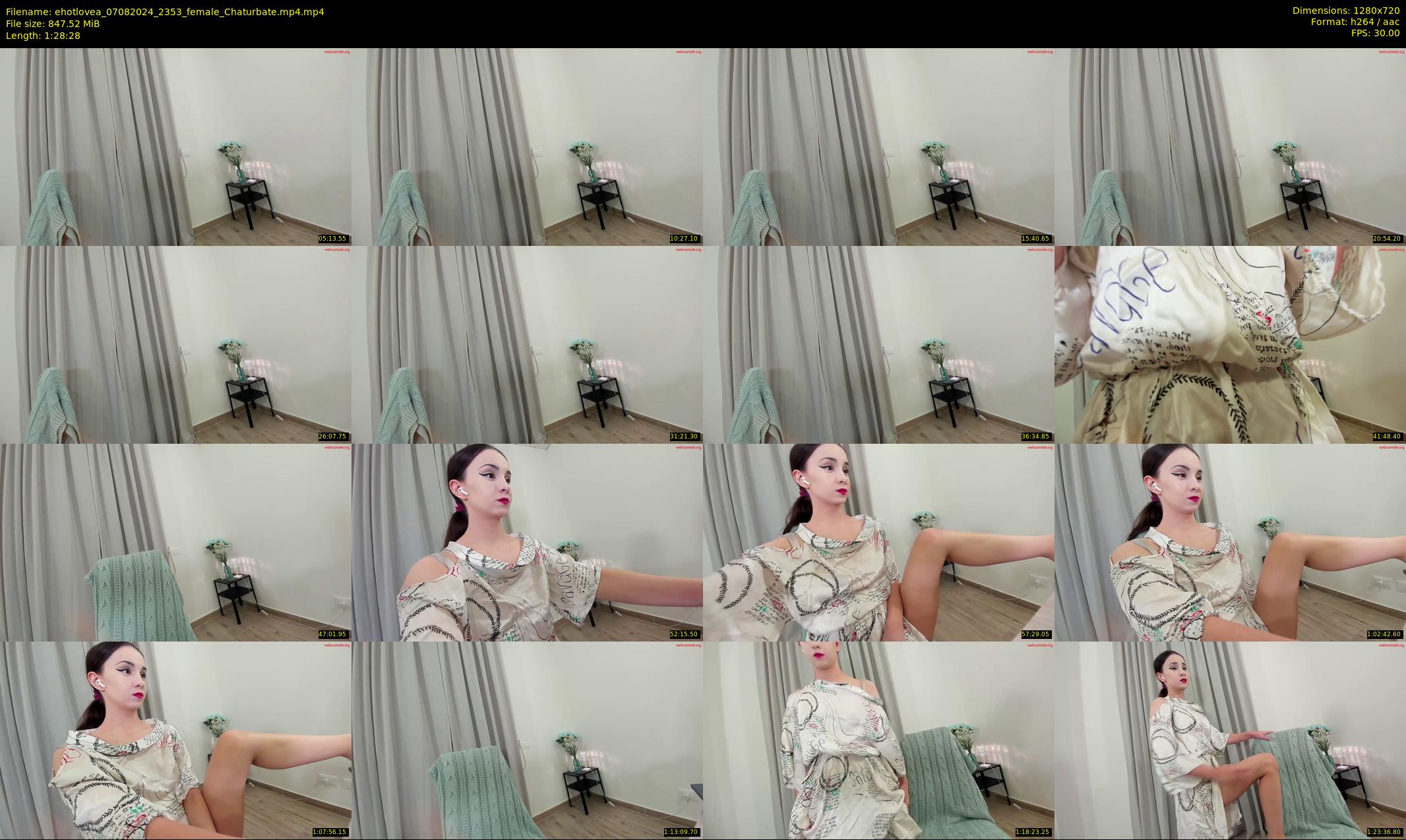 ehotlovea — 89 minute Chaturbate female cam show recording, 720p, Aug 7, 2024