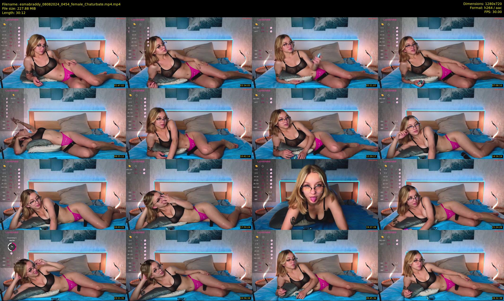 esmabraddy — 31 minute Chaturbate female cam show recording, 720p, Aug 8, 2024