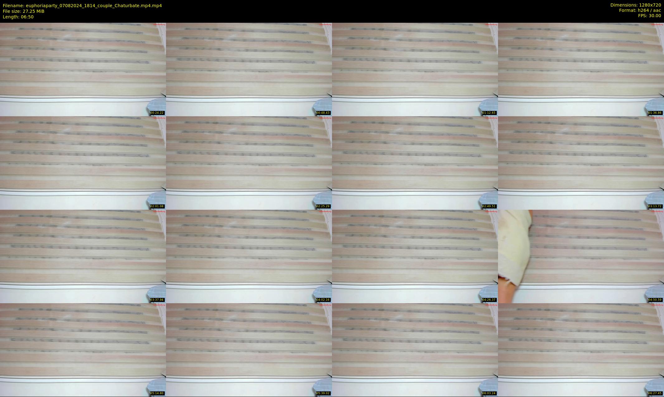 euphoriaparty — 7 minute Chaturbate couple cam show recording, 720p, Aug 7, 2024