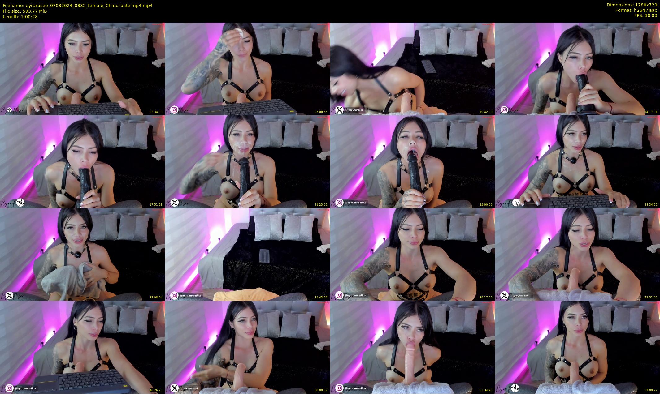 eyrarosee — 61 minute Chaturbate female cam show recording, 720p, Aug 7, 2024