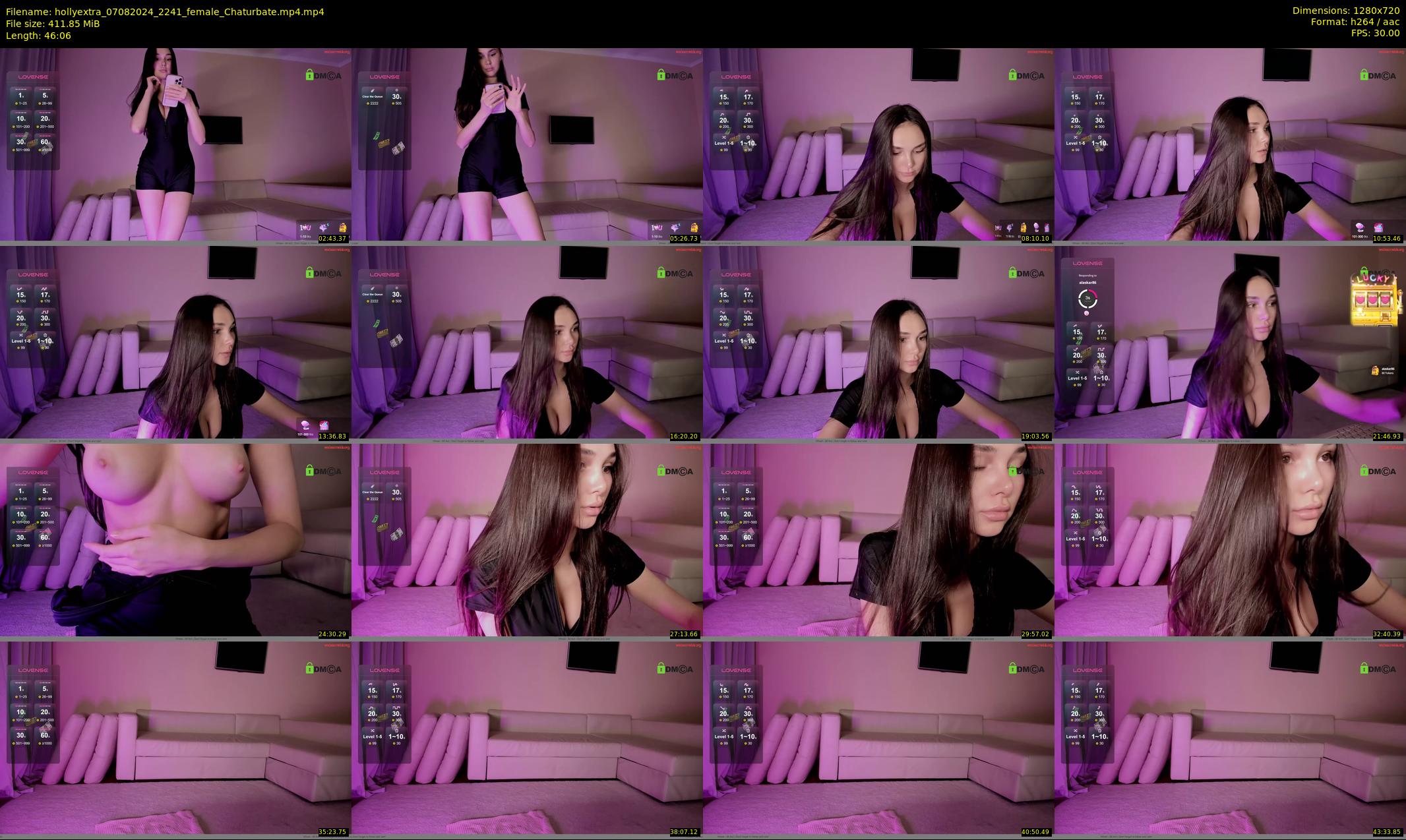 hollyextra — 47 minute Chaturbate female cam show recording, 720p, Aug 7, 2024