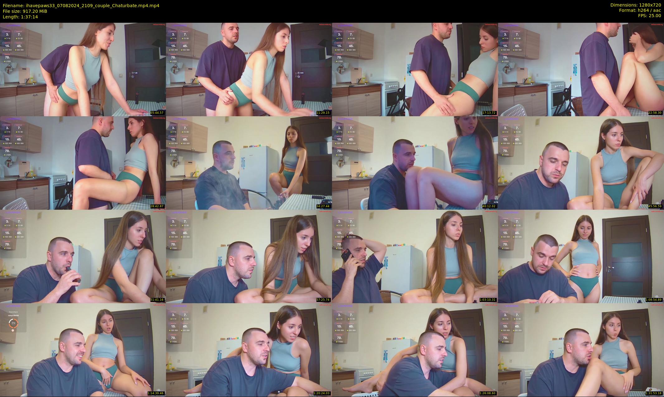 ihavepaws33 — 98 minute Chaturbate couple cam show recording, 720p, Aug 7, 2024