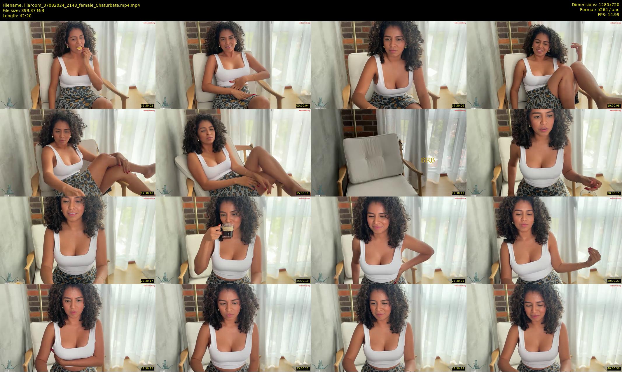 illaroom — 43 minute Chaturbate female cam show recording, 720p, Aug 7, 2024