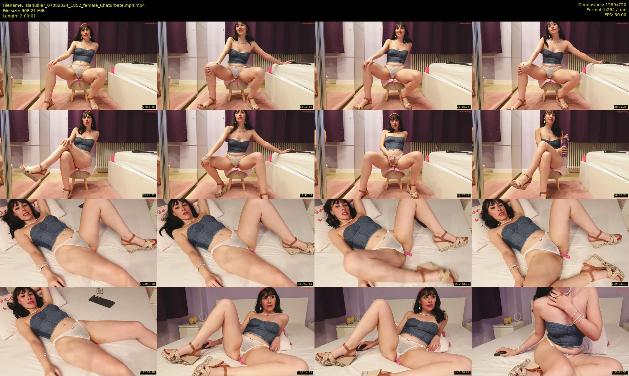 islanublar — 121 minute Chaturbate female cam show recording, 720p, Aug 7, 2024