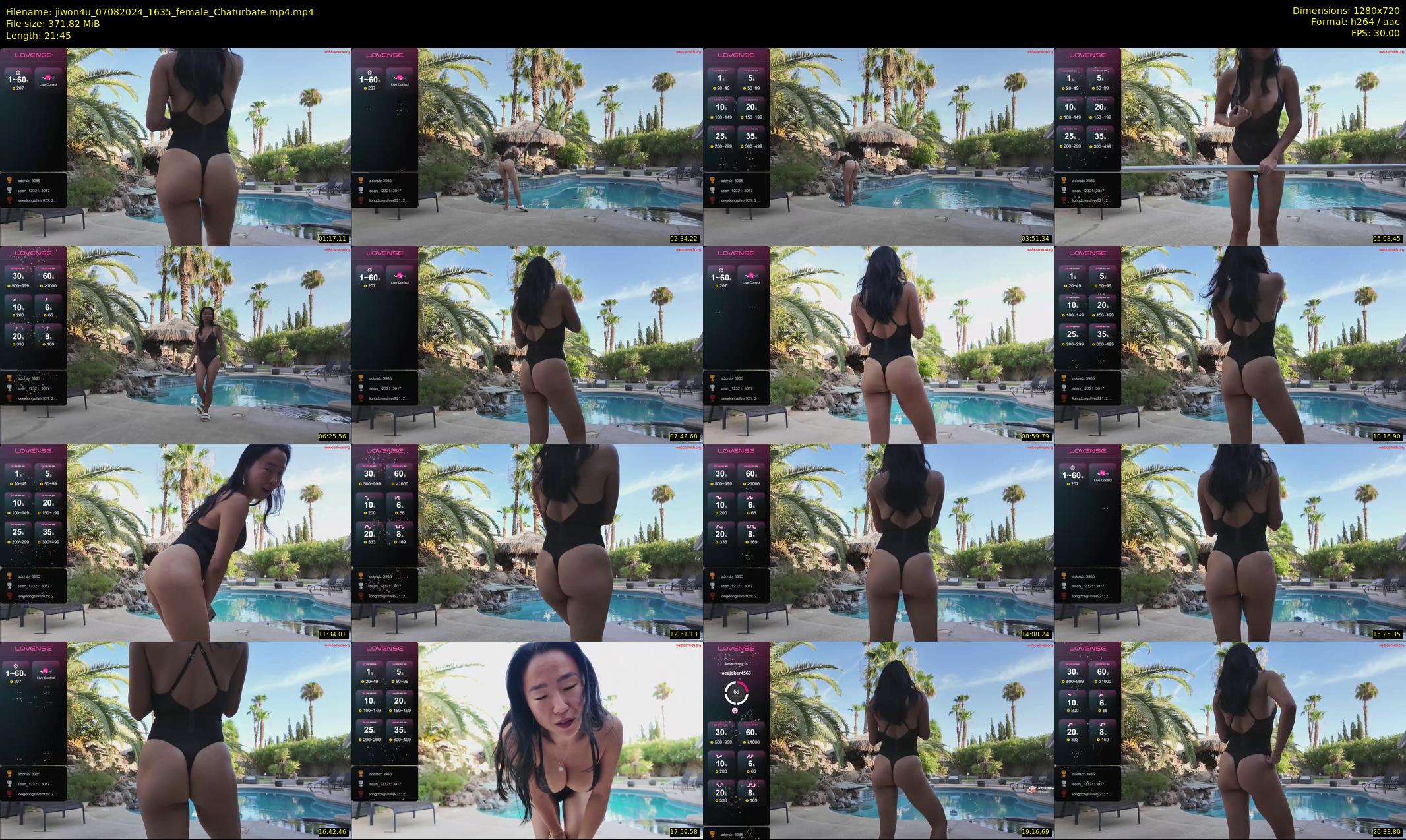 jiwon4u — 22 minute Chaturbate female cam show recording, 720p, Aug 7, 2024